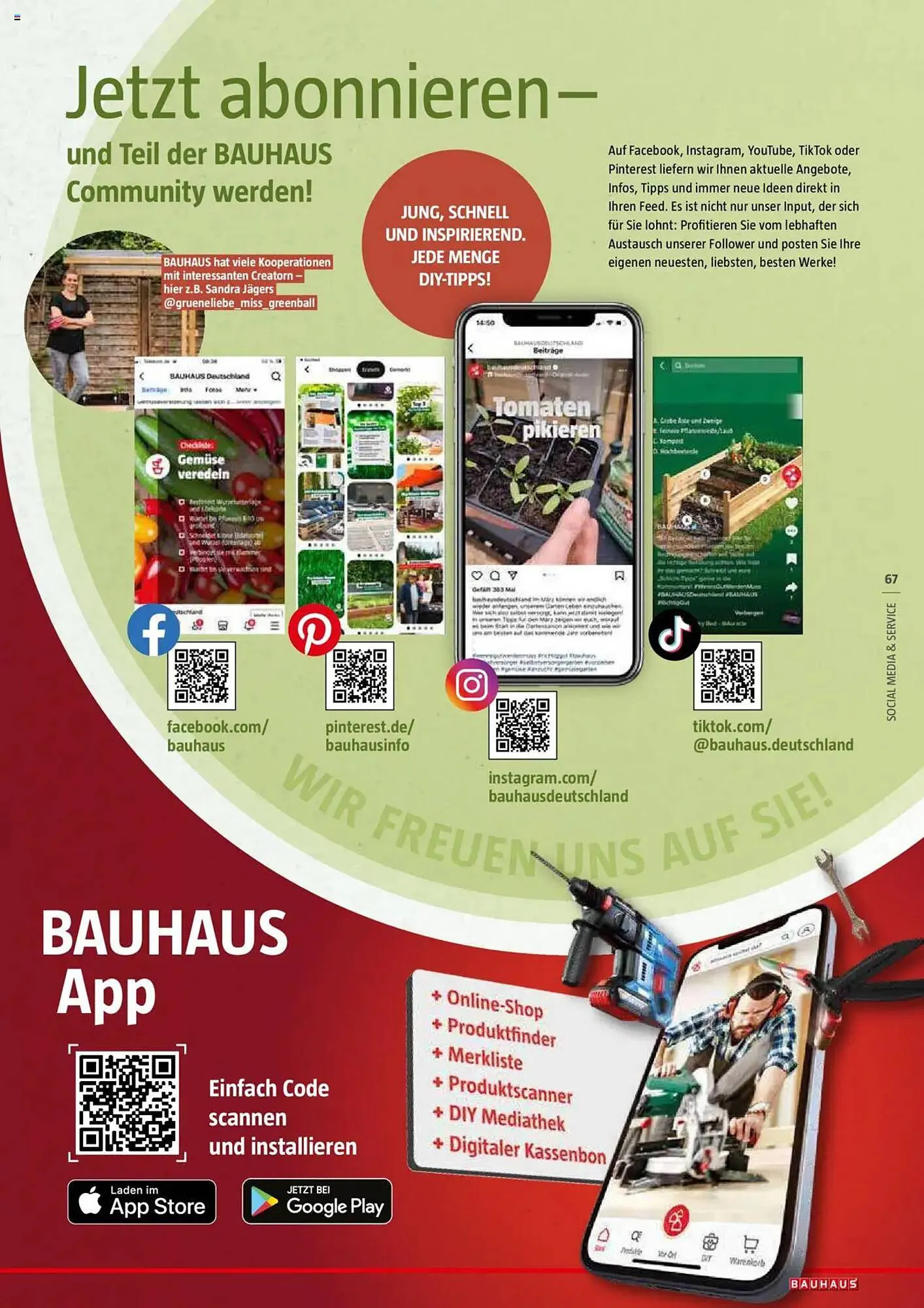 Bauhaus Prospekt von 20. Januar bis 30. Juni 2025 - Prospekt seite 67