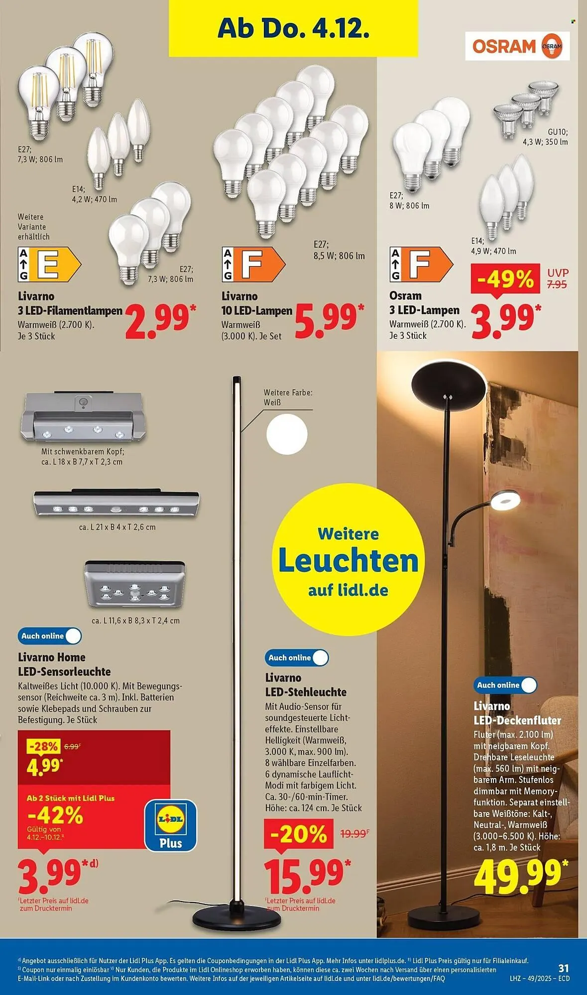 Lidl Prospekt von 1. Dezember bis 6. Dezember 2025 - Prospekt seite 21