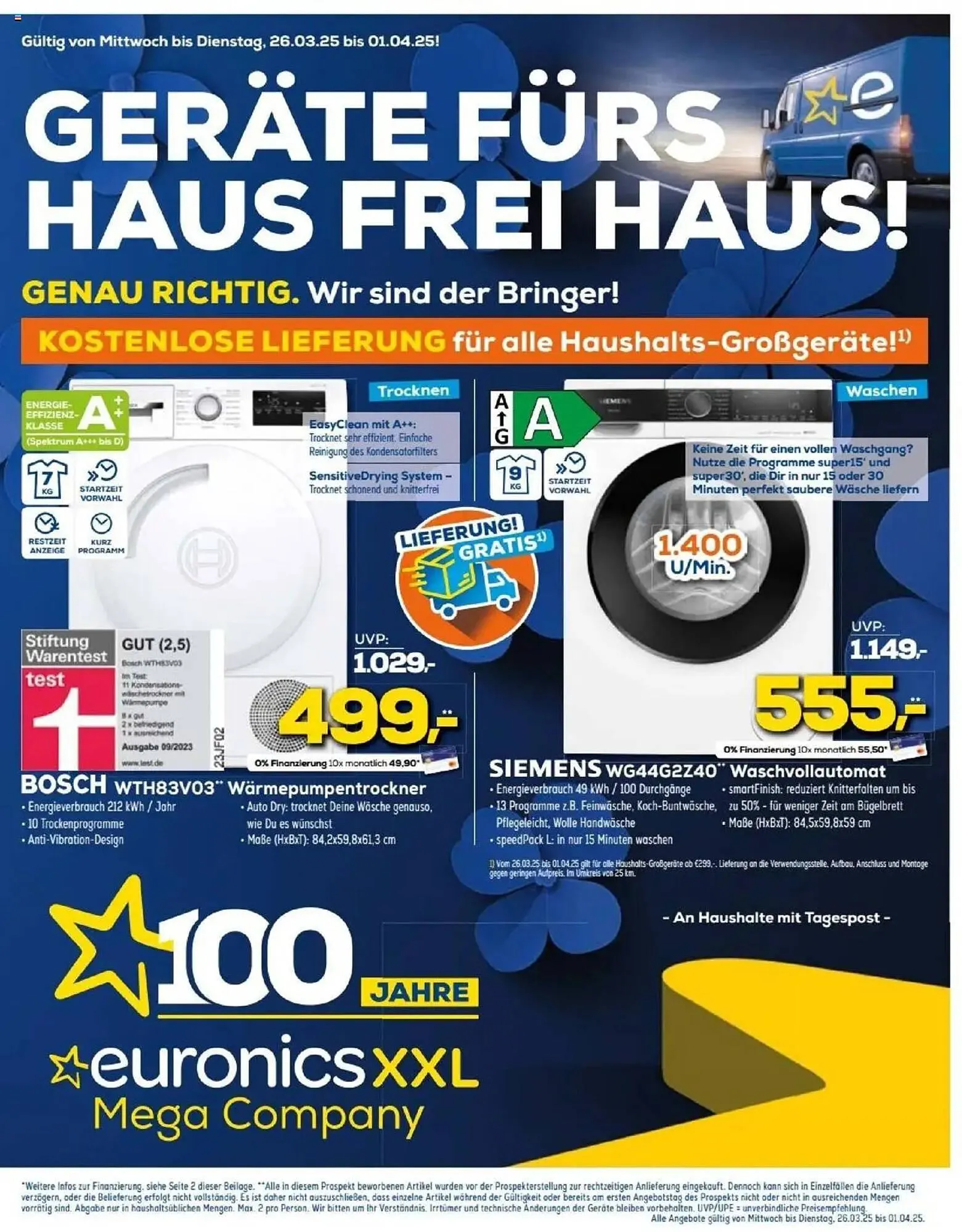 Euronics Prospekt von 26. März bis 1. April 2025 - Prospekt seite 1