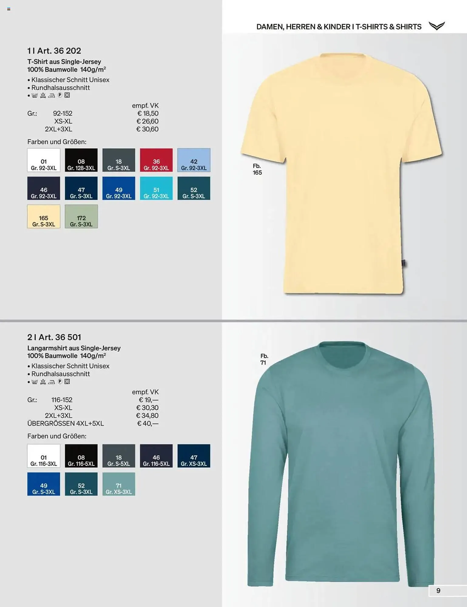 Trigema Prospekt von 17. Februar bis 17. August 2025 - Prospekt seite 9