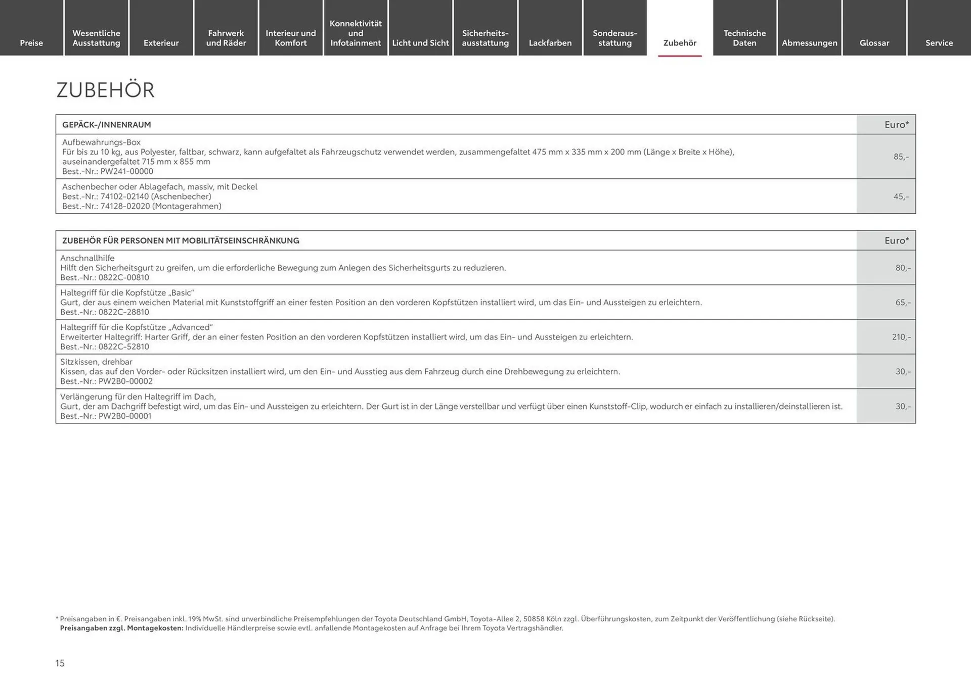 Toyota Prospekt von 1. Juli bis 1. Juli 2025 - Prospekt seite 15