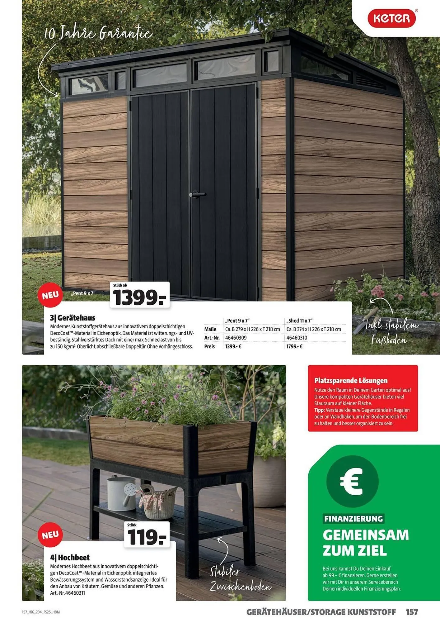 Hagebau Prospekt von 19. September bis 31. Dezember 2025 - Prospekt seite 157