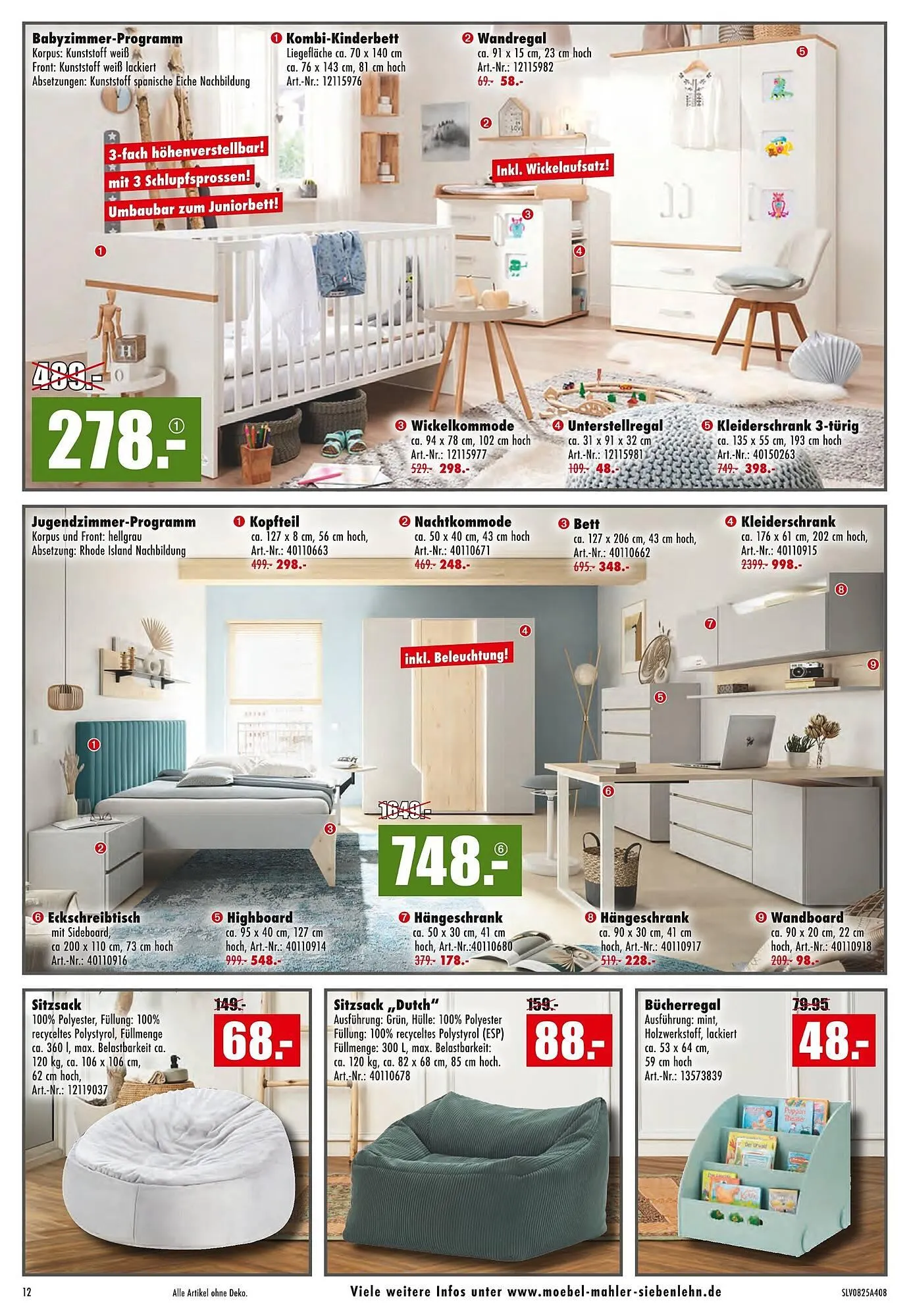 Möbel Mahler Katalog von 17. September bis 30. September 2025 - Prospekt seite 12