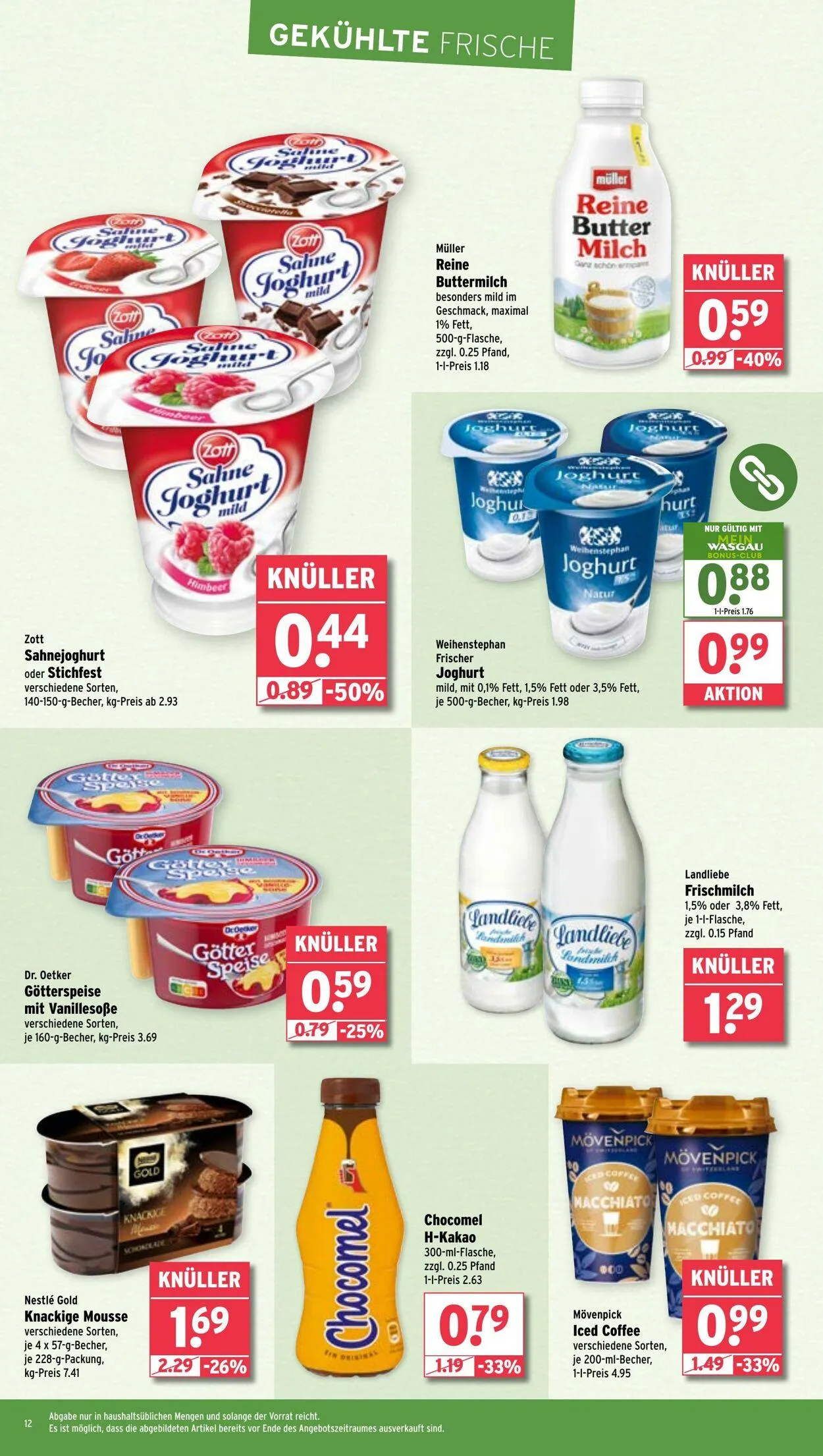 WASGAU Aktueller Prospekt von 15. Juni bis 29. Juni 2025 - Prospekt seite 12