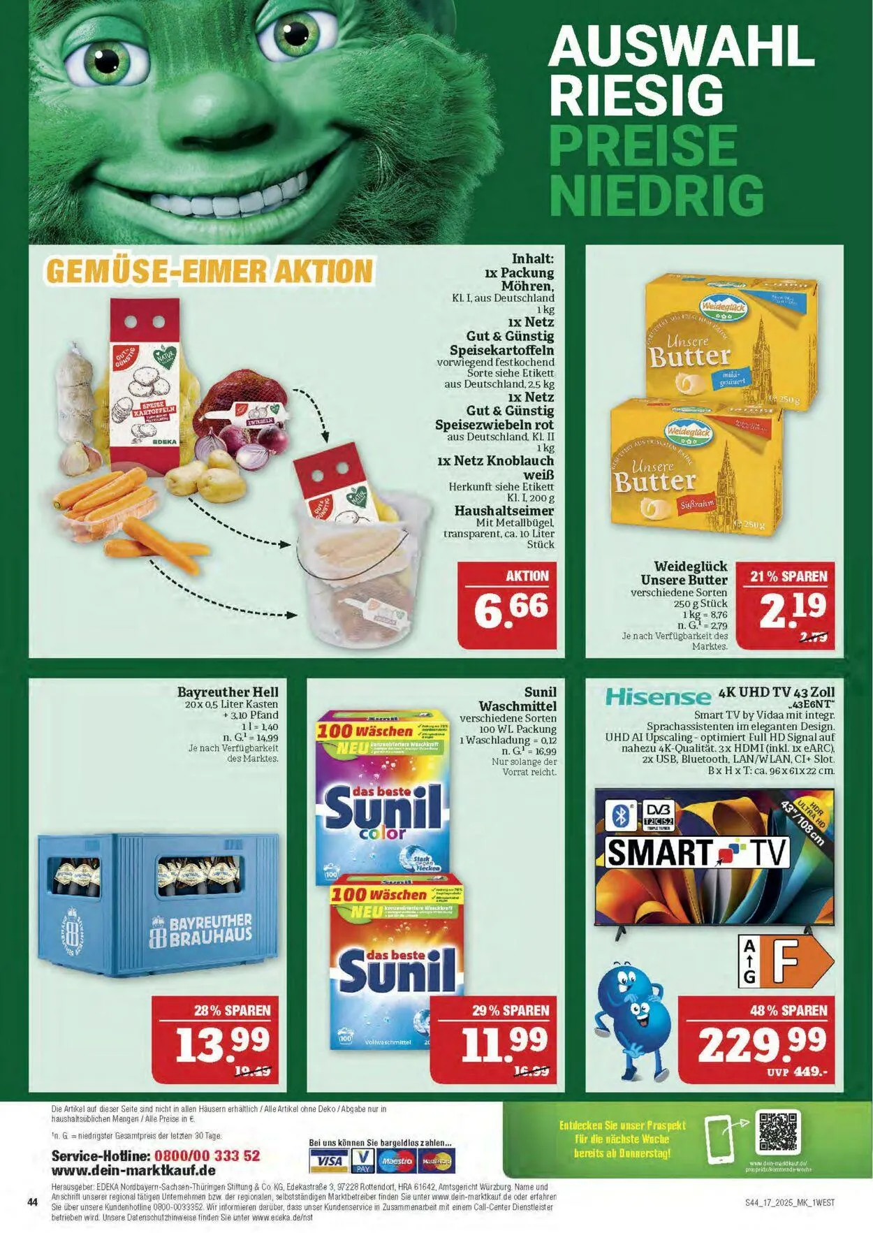 Marktkauf - Nürnberg-Thon von 22. April bis 26. April 2025 - Prospekt seite 44