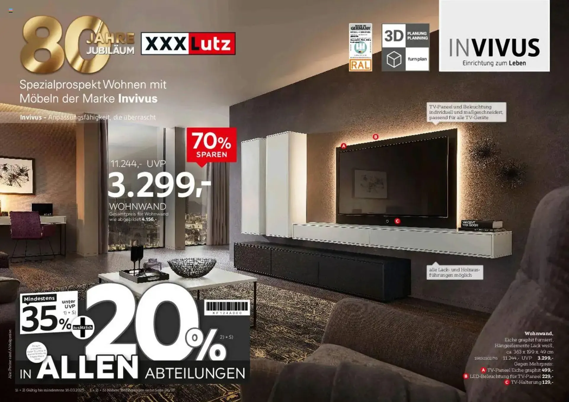 XXXLutz Prospekt von 2. März bis 16. März 2025 - Prospekt seite 1