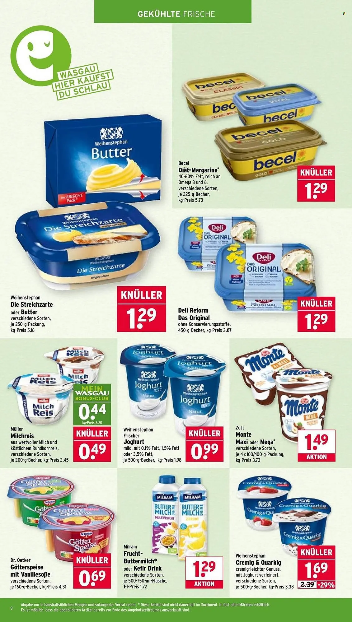 Wasgau Prospekt von 7. April bis 11. April 2026 - Prospekt seite 8