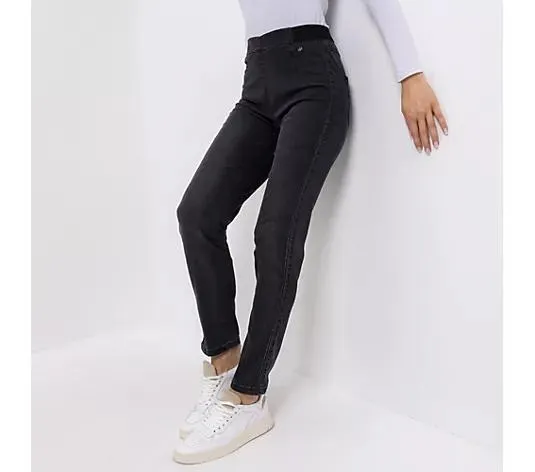 EVA LUTZ Jeggings Rundumdehnbund knöchellang schmales Bein