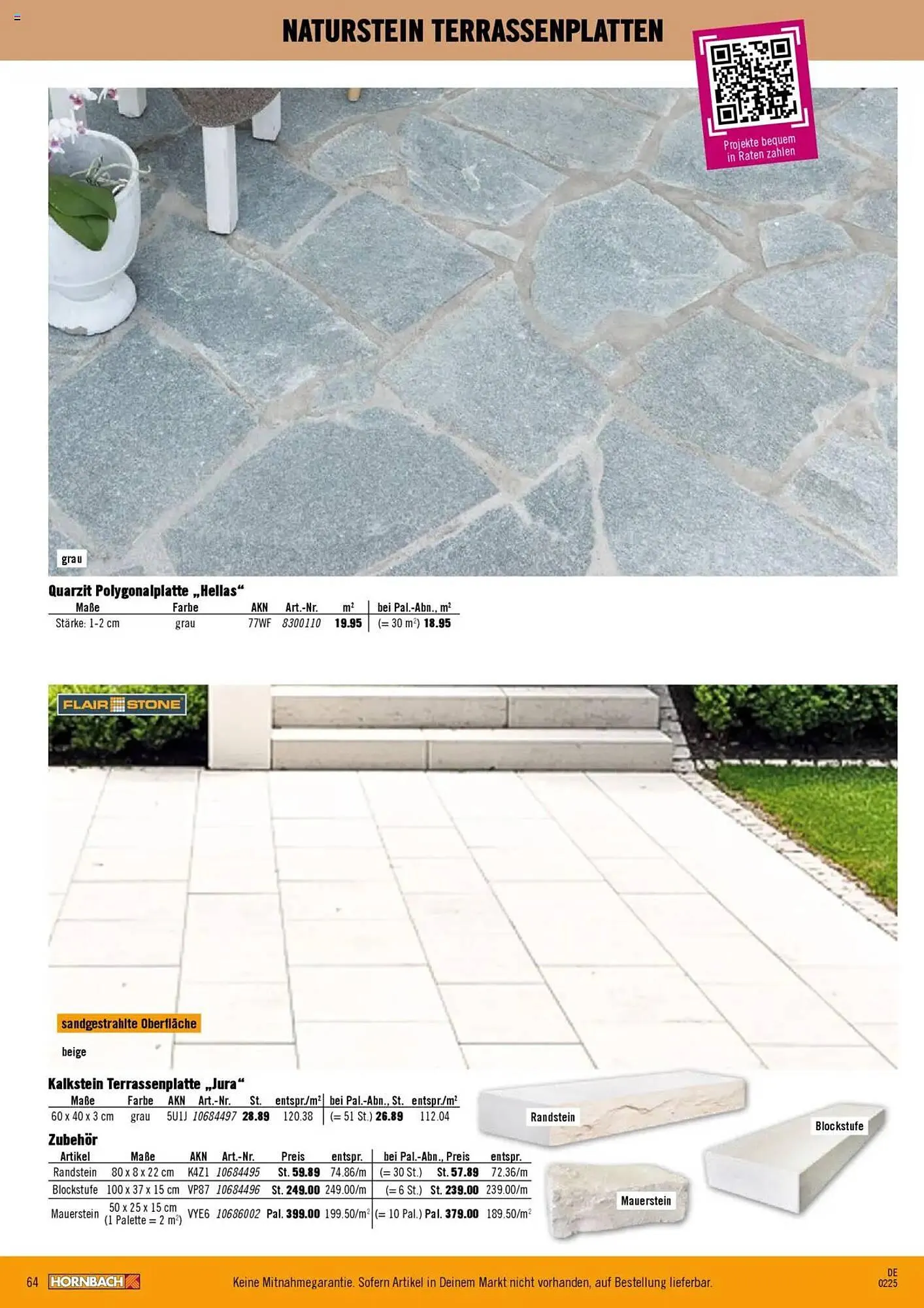 Hornbach Prospekt von 28. Februar bis 29. März 2025 - Prospekt seite 64