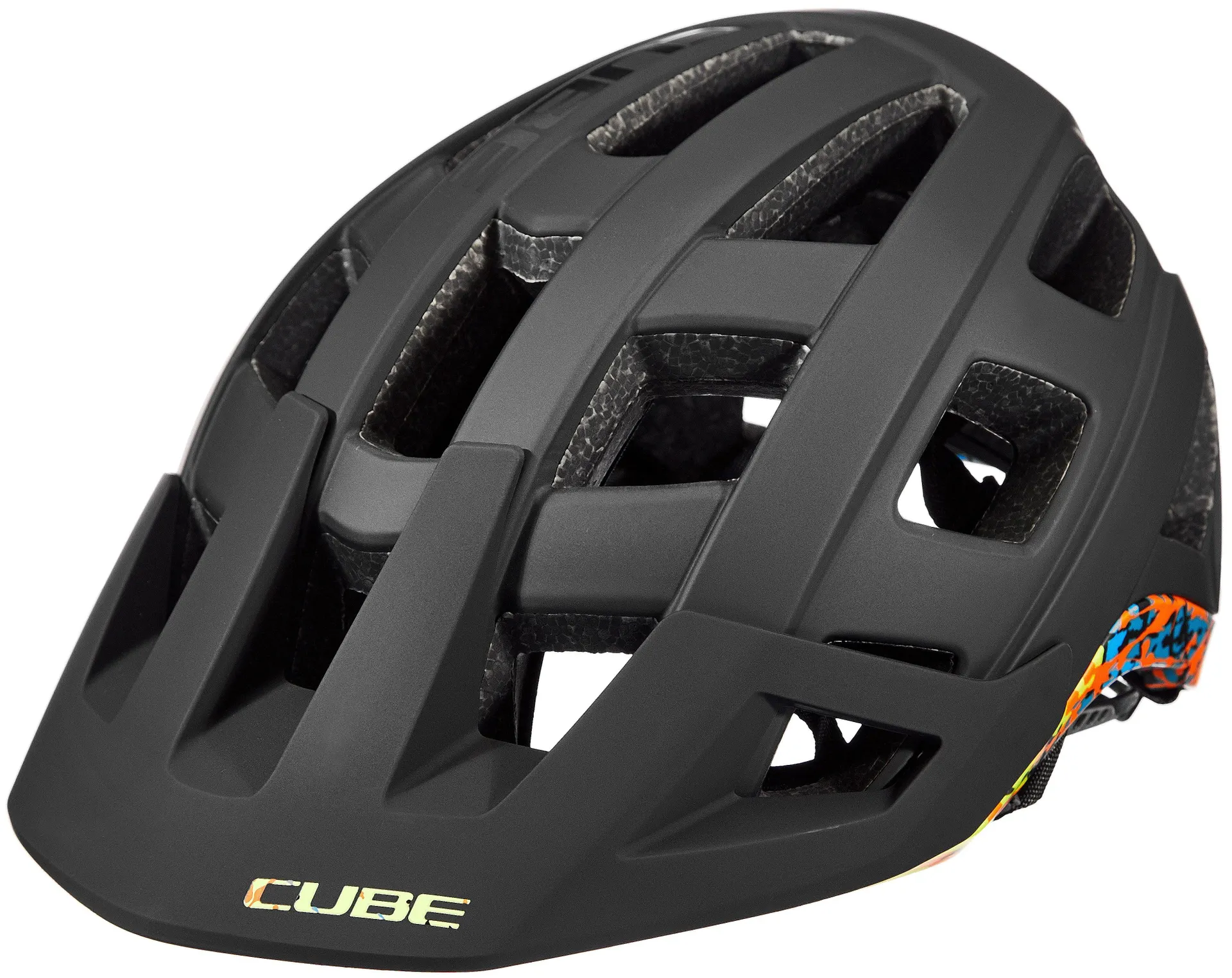 Cube BADGER MTB Helm | black´n´splash
