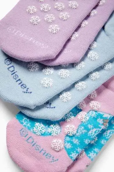 Multipack of 3 - Frozen - non-slip socks