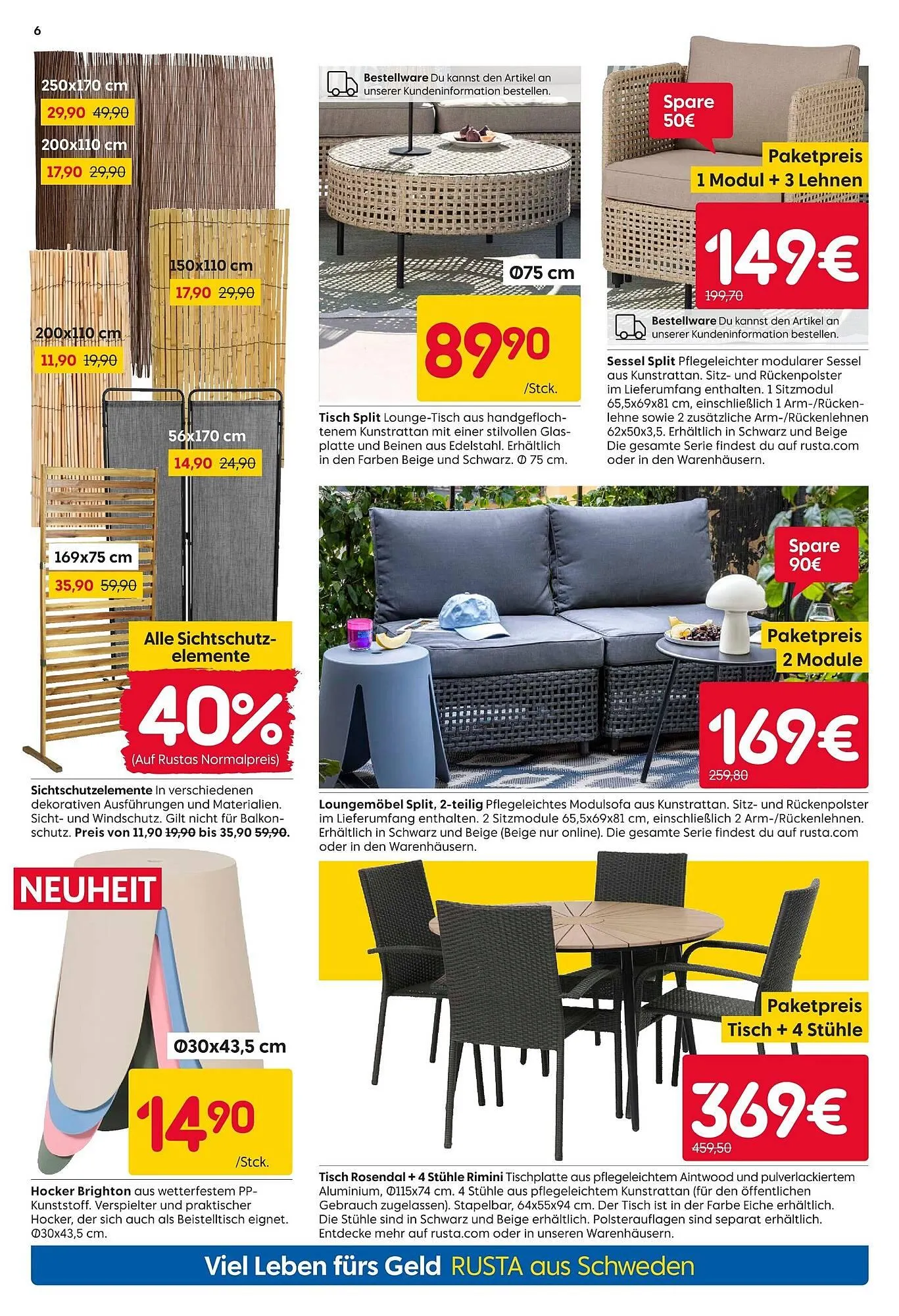 Rusta Prospekt von 11. April bis 17. April 2026 - Prospekt seite 6