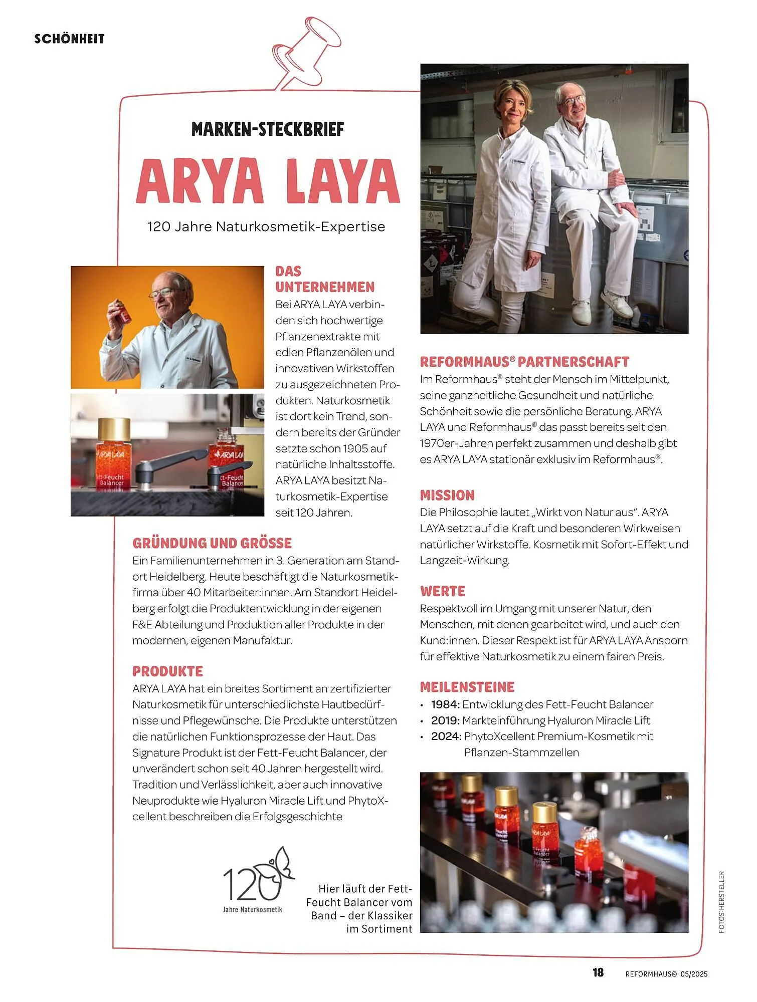 Reformhaus Prospekt von 1. Mai bis 31. Mai 2025 - Prospekt seite 18