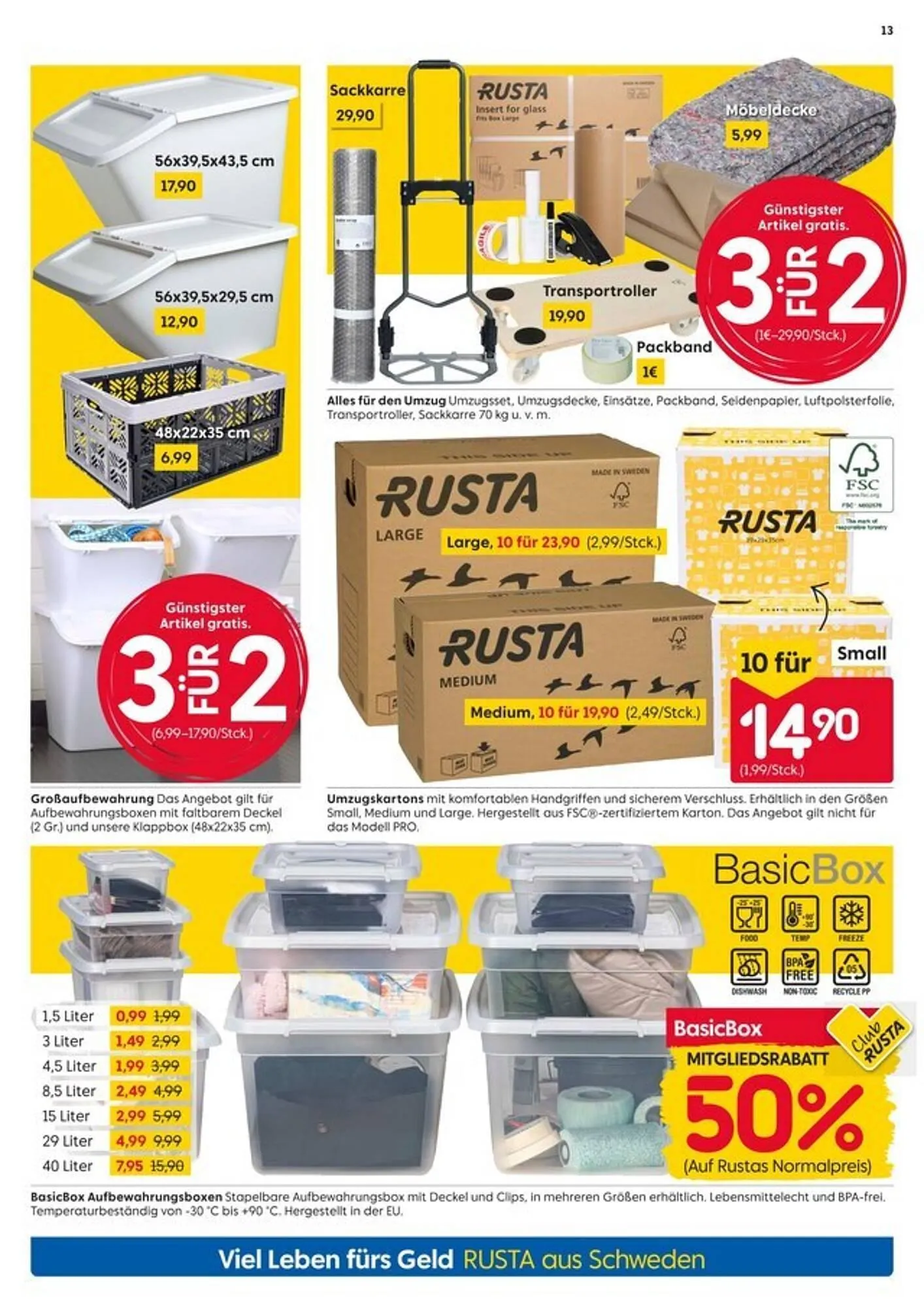 Rusta Prospekt von 5. April bis 11. April 2025 - Prospekt seite 13