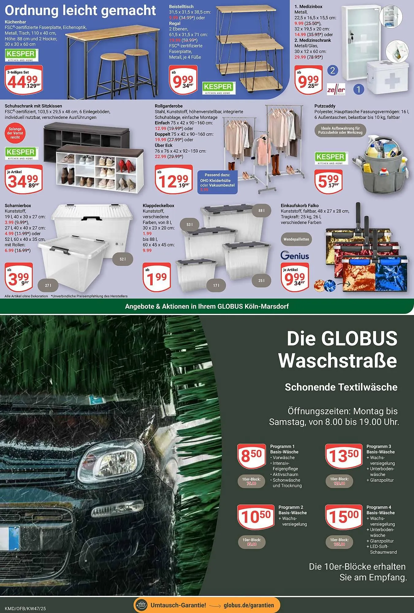 Globus Prospekt von 17. November bis 22. November 2025 - Prospekt seite 25