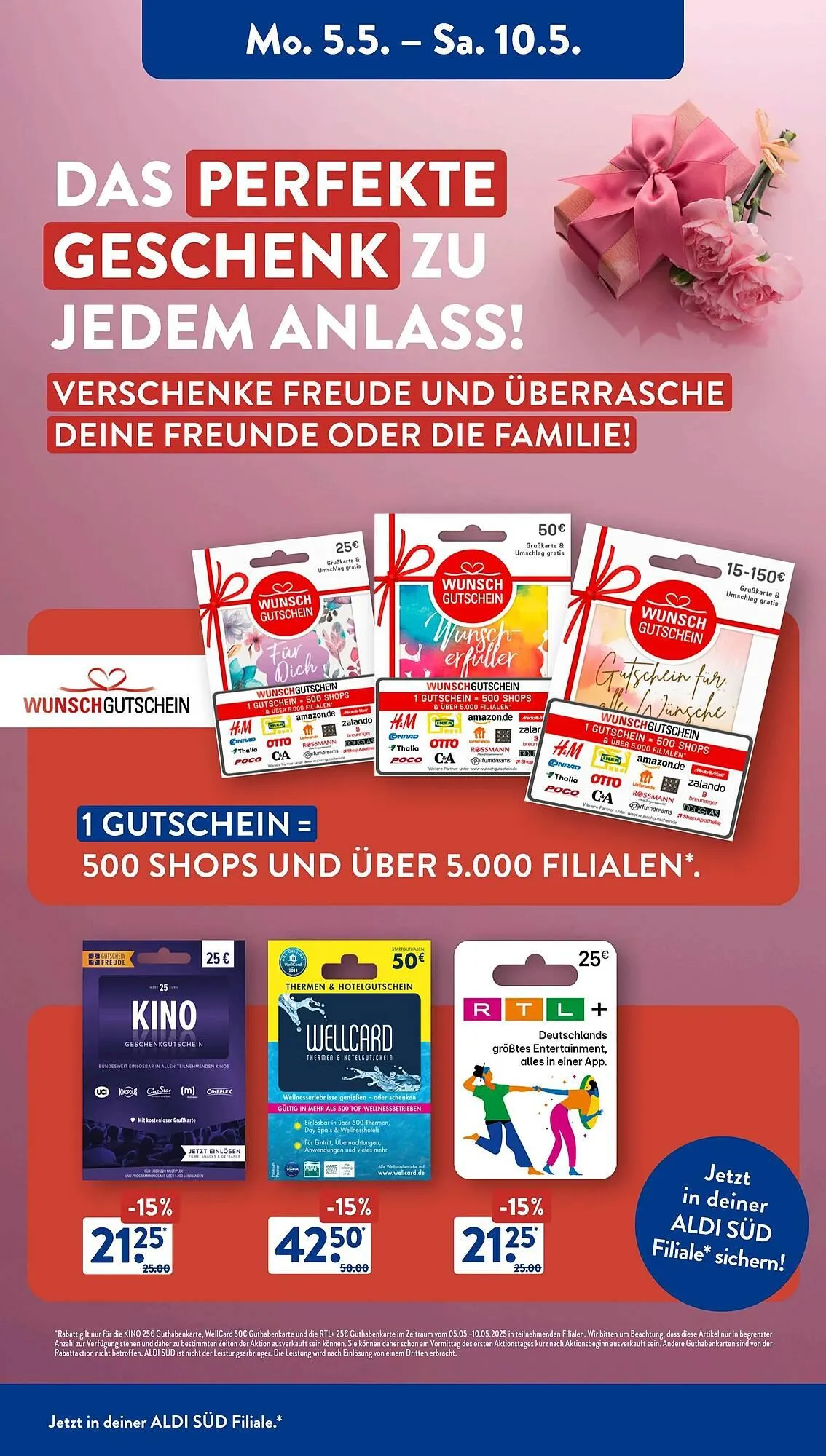 Aldi Süd Prospekt von 5. Mai bis 11. Mai 2025 - Prospekt seite 34