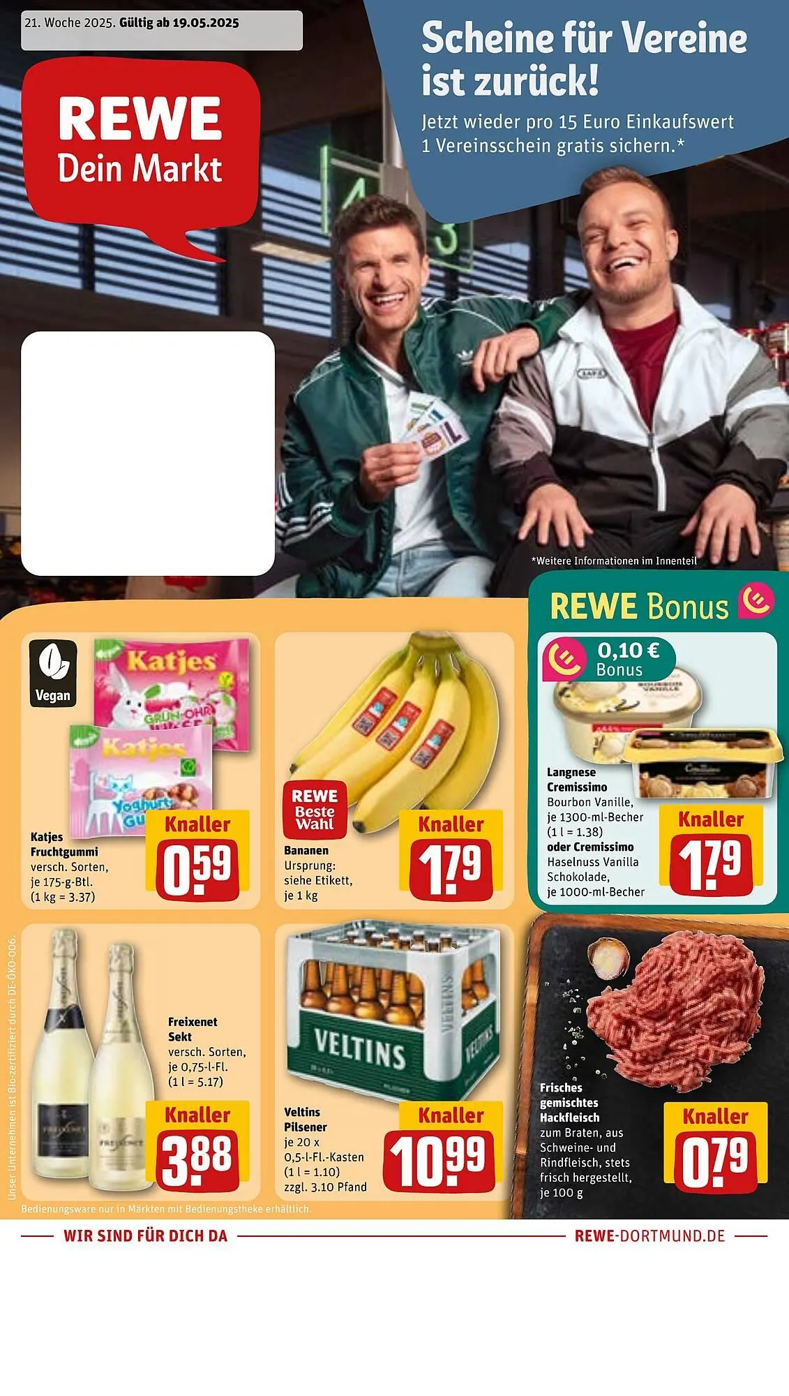 REWE Prospekt von 19. Mai bis 25. Mai 2025 - Prospekt seite 1