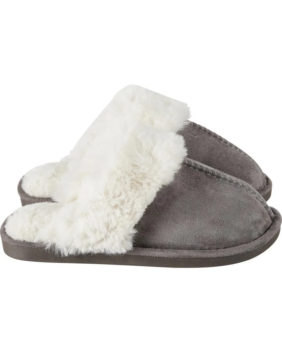 Hausslipper in Wildlederoptik Janina, gefüttert