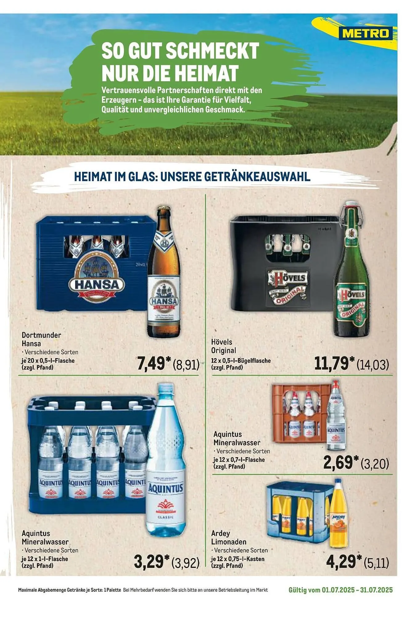 METRO Prospekt von 1. Juli bis 31. Juli 2025 - Prospekt seite 35