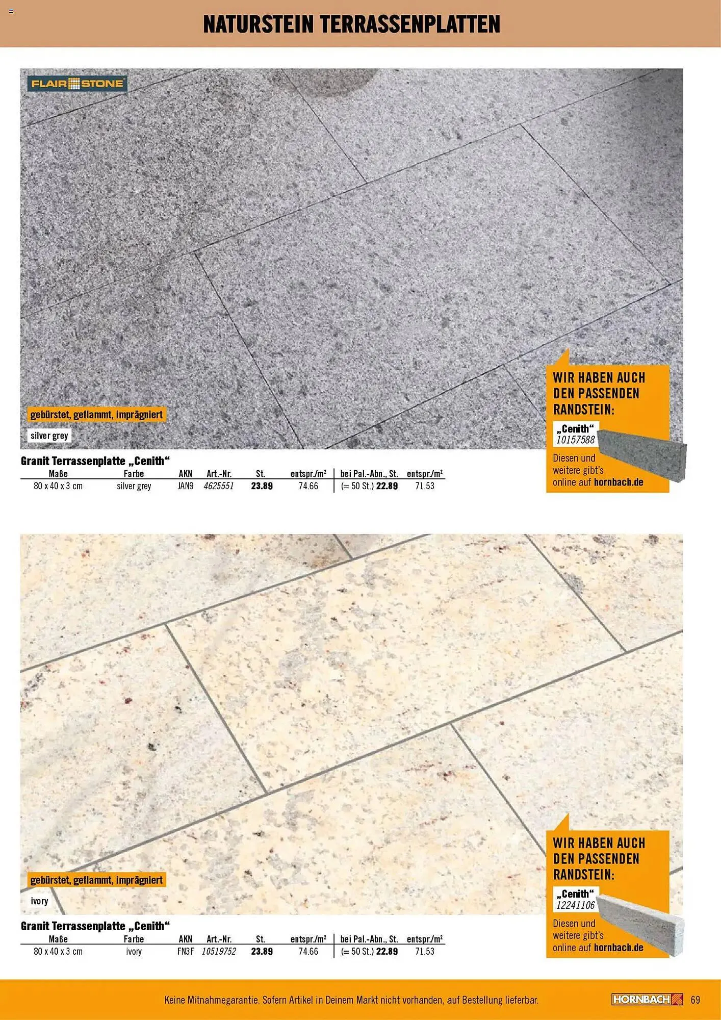 Hornbach Prospekt von 12. Februar bis 31. Dezember 2026 - Prospekt seite 69