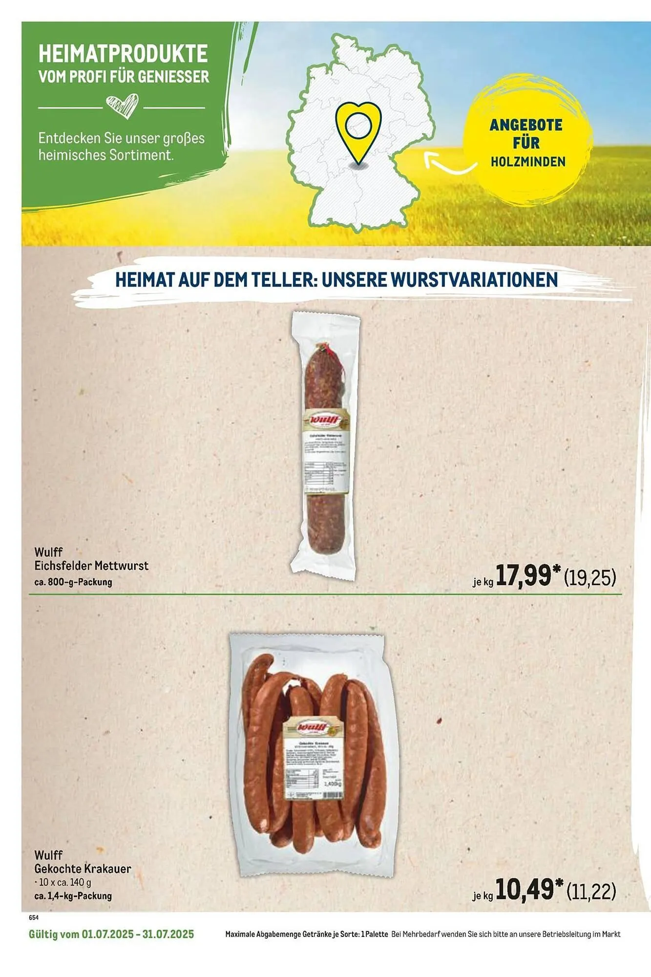 METRO Prospekt von 1. Juli bis 31. Juli 2025 - Prospekt seite 10