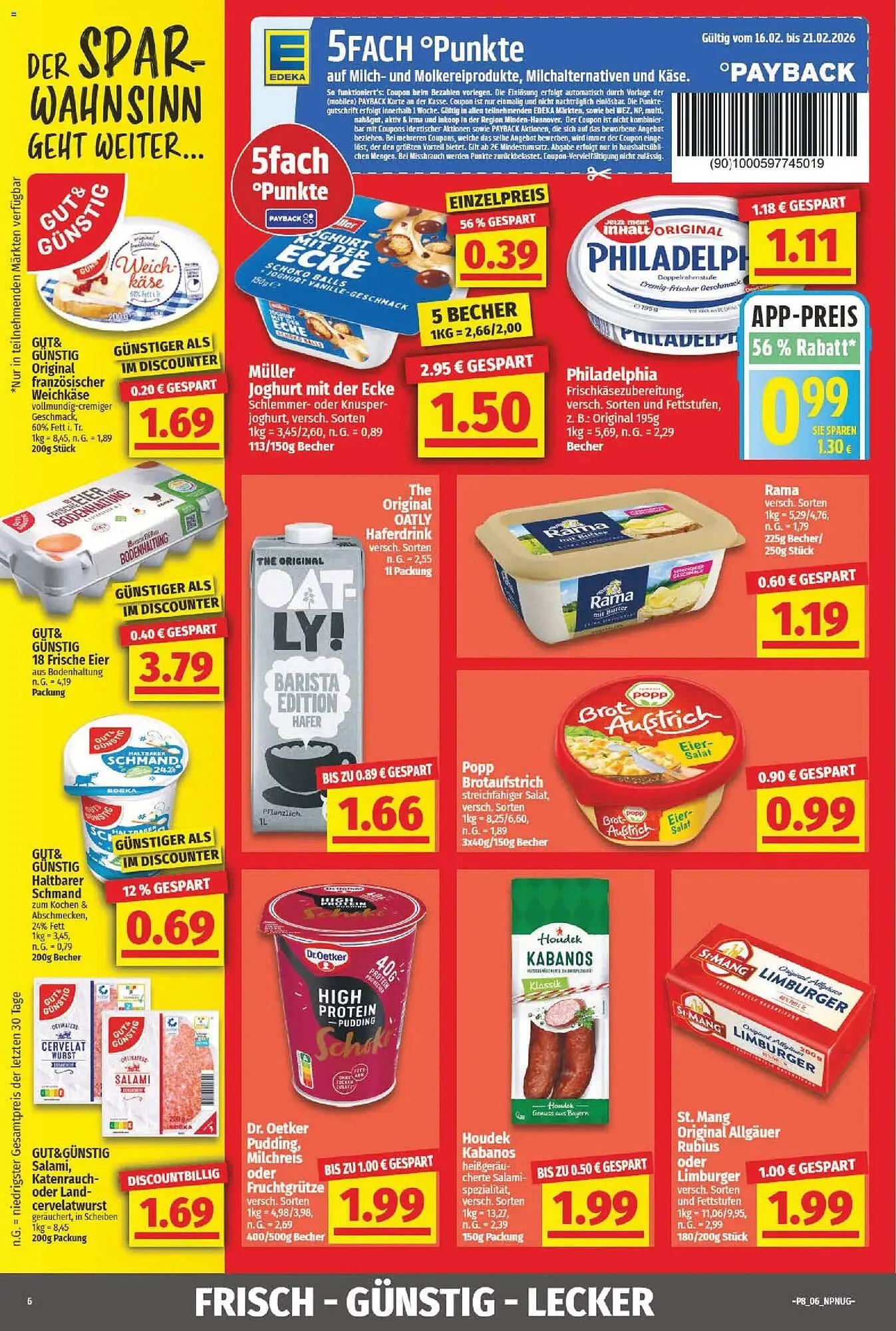 NP Discount Prospekt von 16. Februar bis 21. Februar 2026 - Prospekt seite 6