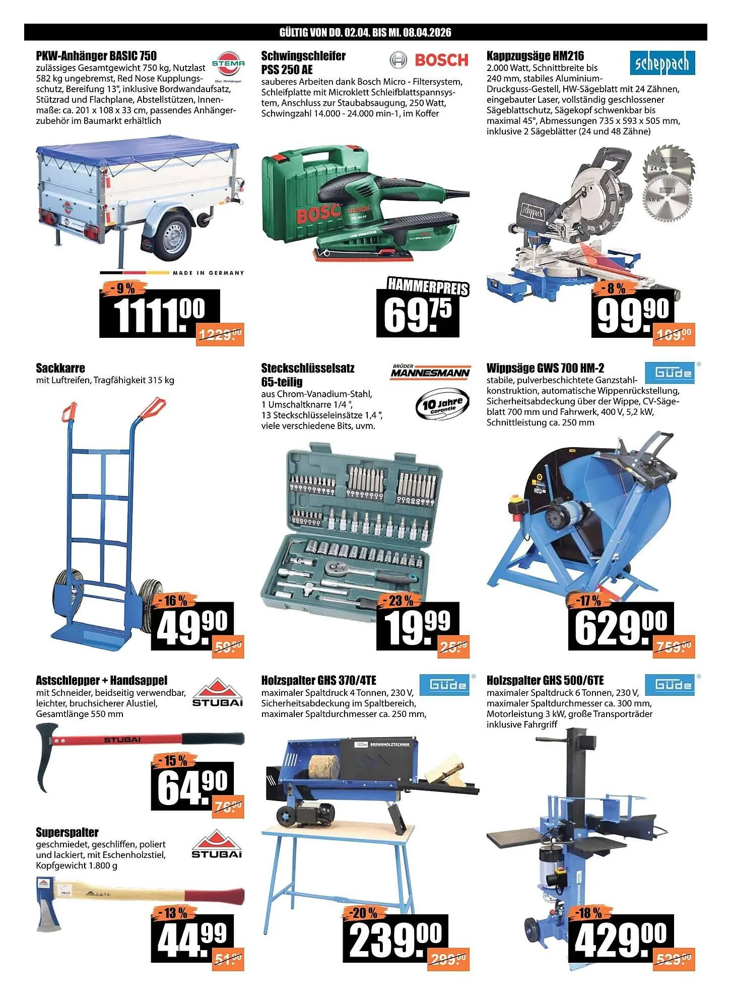 V Baumarkt Prospekt von 2. April bis 9. April 2026 - Prospekt seite 5