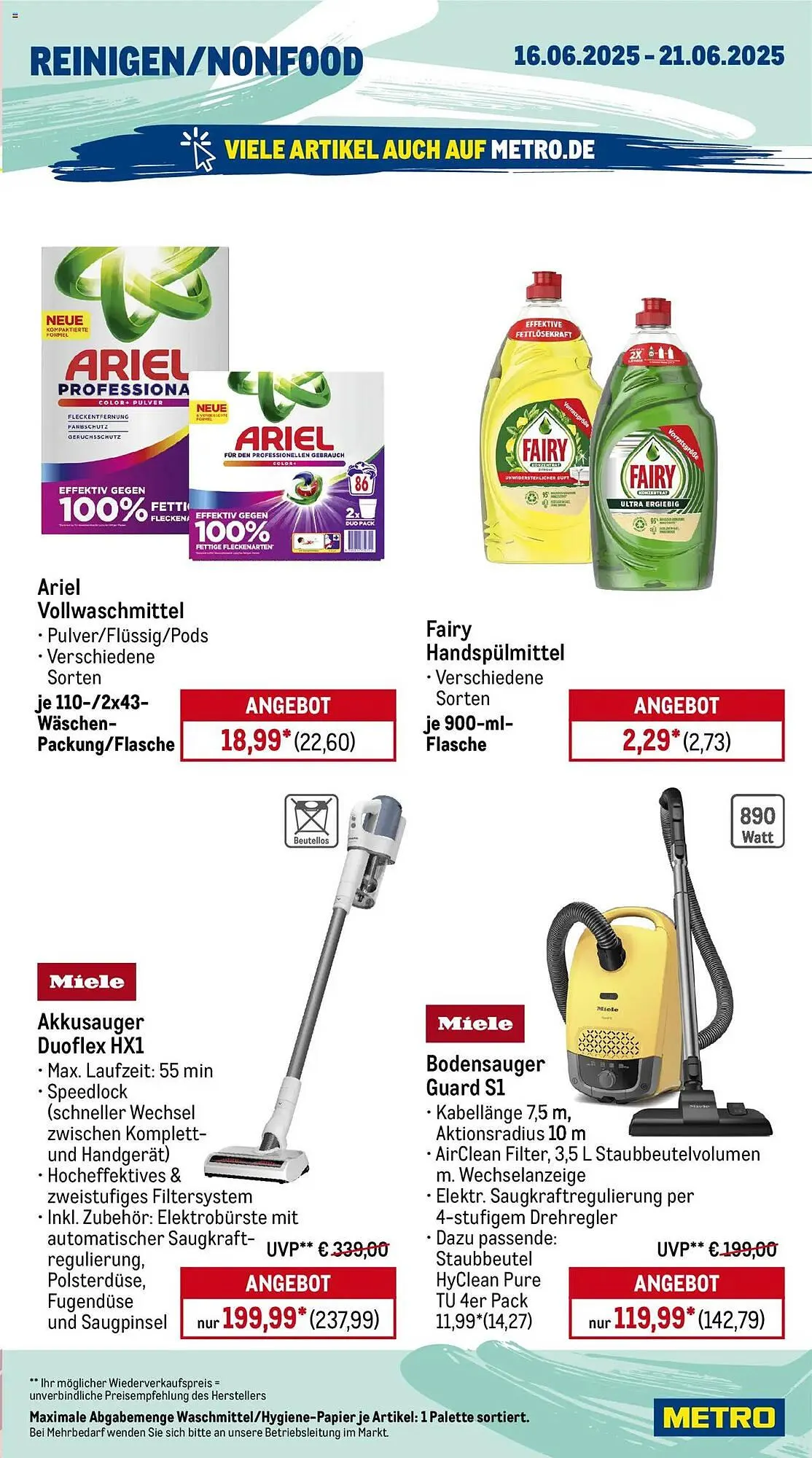 METRO Prospekt von 16. Juni bis 21. Juni 2025 - Prospekt seite 15