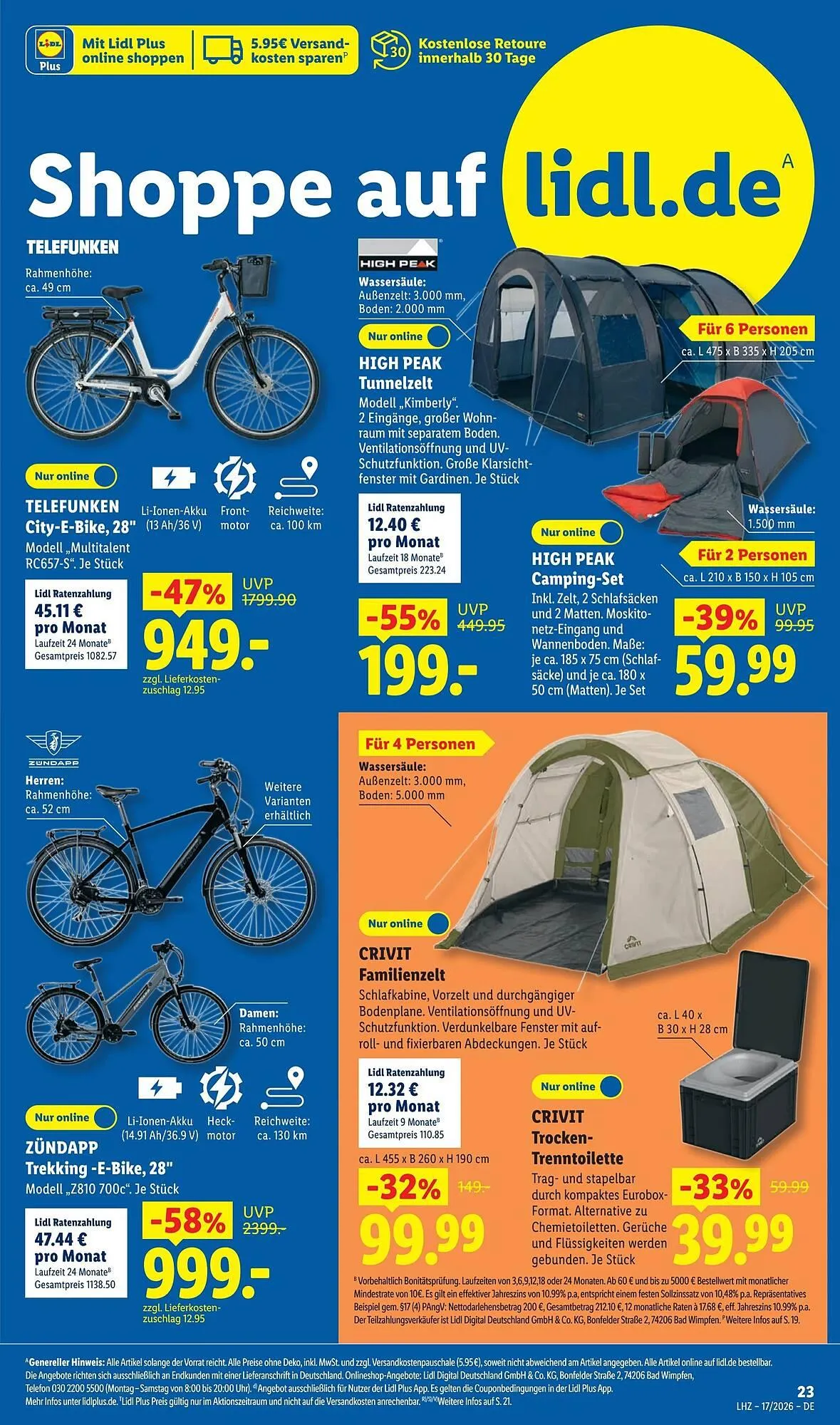 Lidl Prospekt von 20. April bis 26. April 2026 - Prospekt seite 39