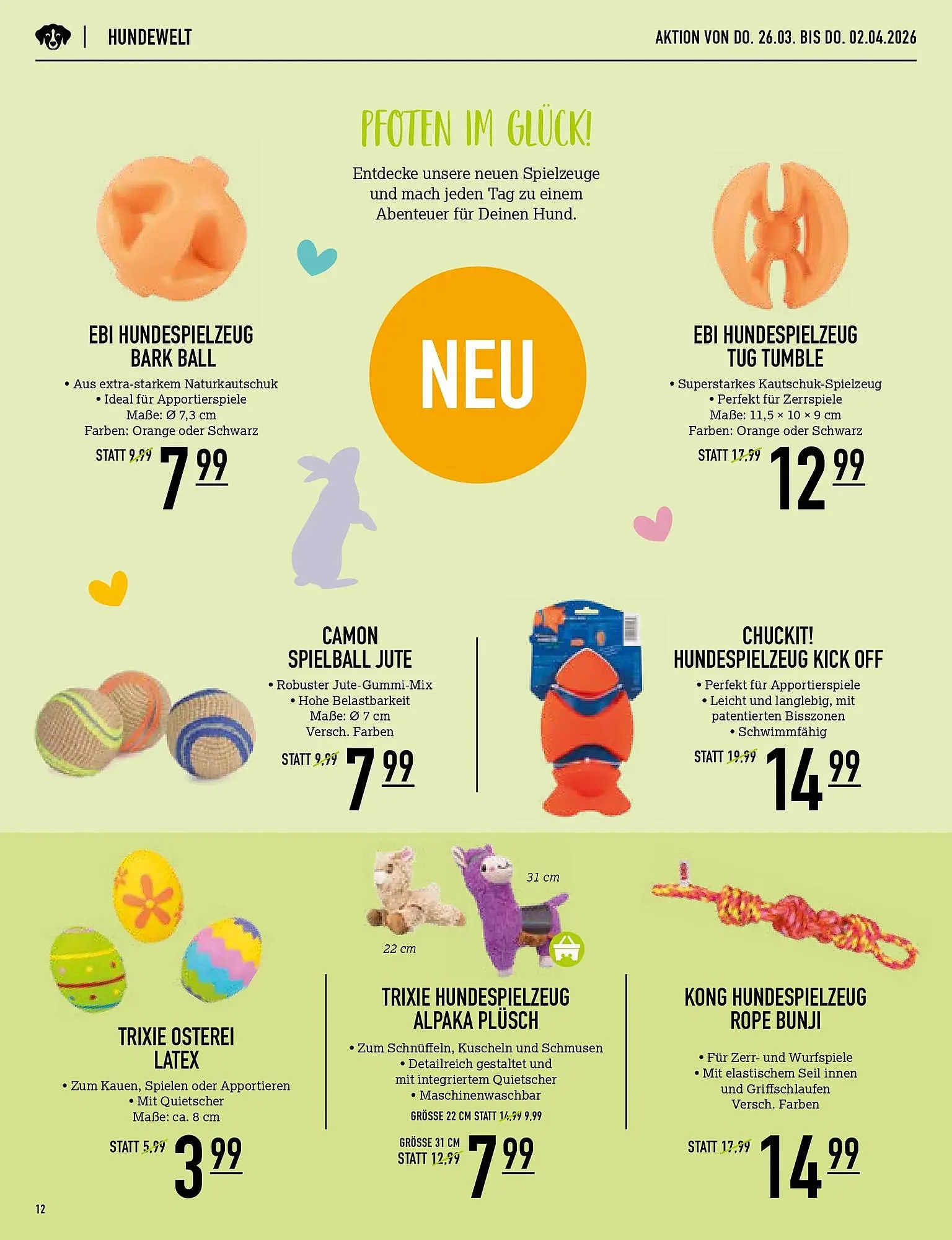 Kölle Zoo Prospekt von 25. März bis 2. April 2026 - Prospekt seite 12