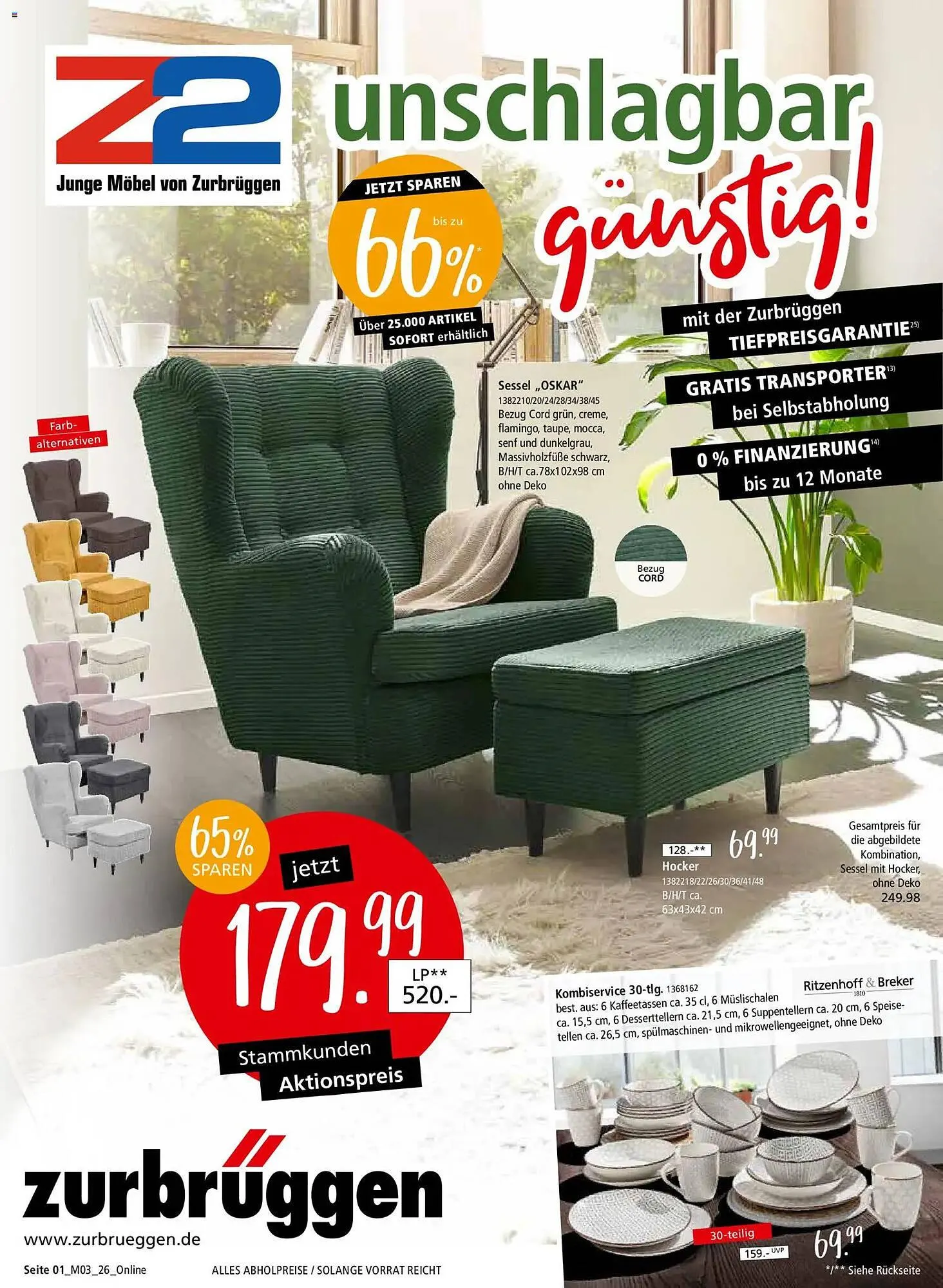 Zurbrüggen Prospekt von 9. Februar bis 22. Februar 2026 - Prospekt seite 1