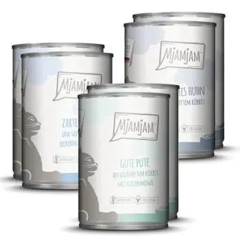 MjAMjAM Nassfutter Katze Adult, Mixpaket 6x400 g Mixpaket 2