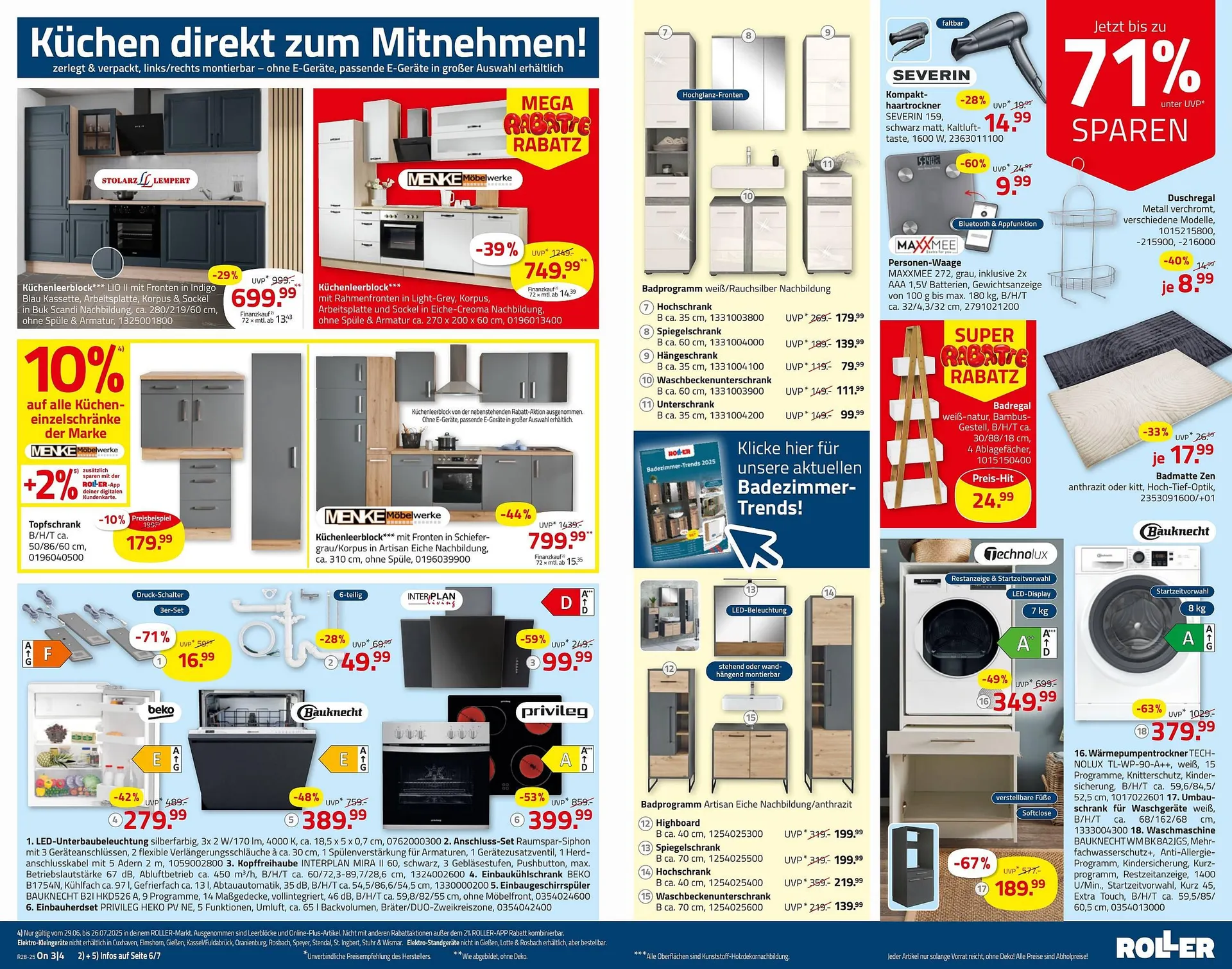 ROLLER Prospekt von 6. Juli bis 19. Juli 2025 - Prospekt seite 8
