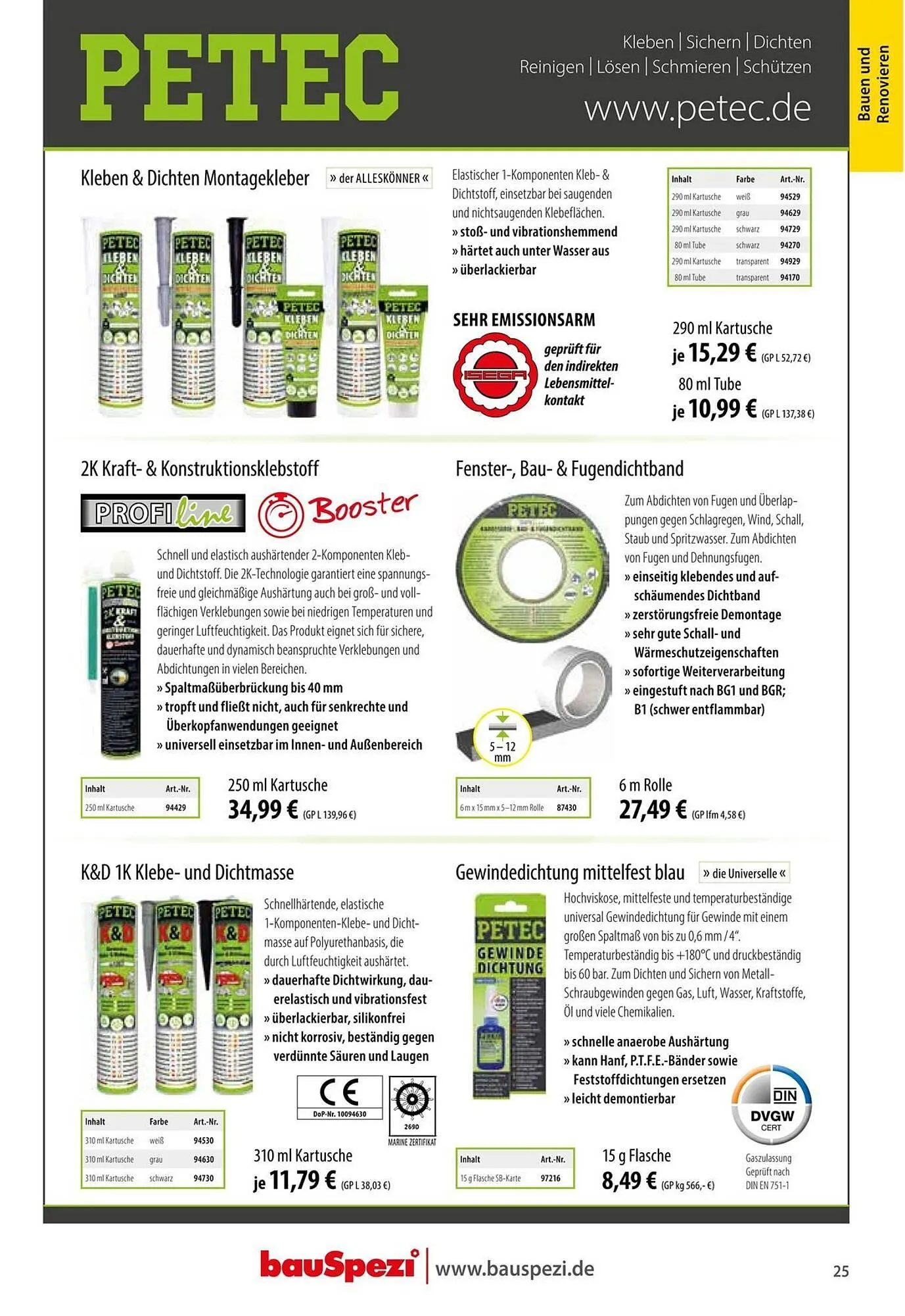 BauSpezi Prospekt von 15. April bis 31. Dezember 2026 - Prospekt seite 27