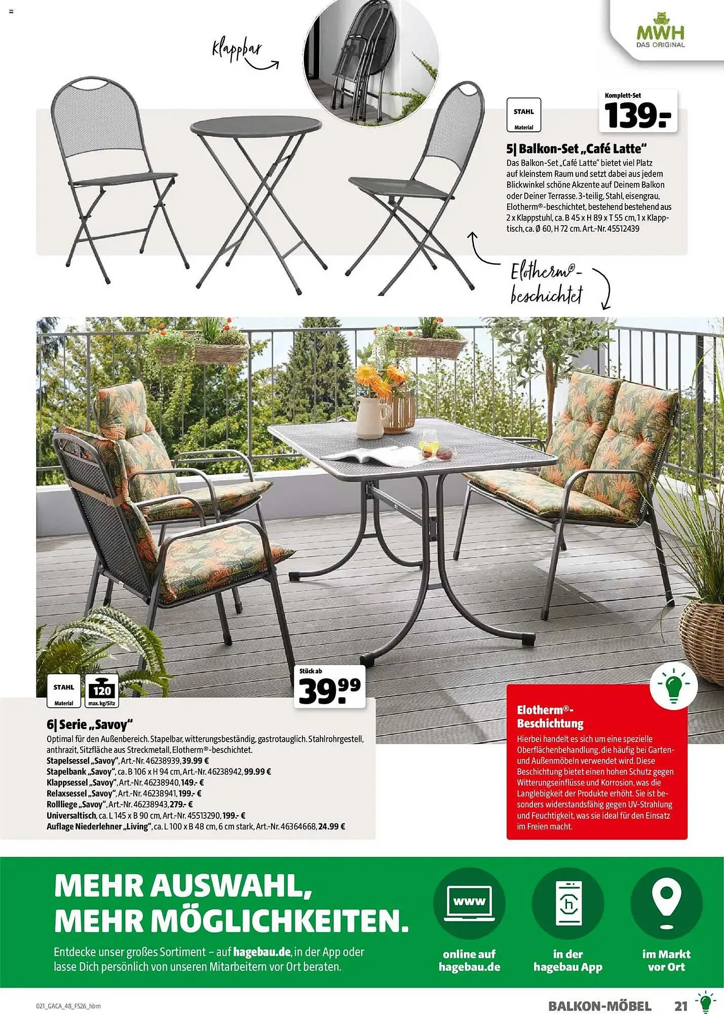 Hagebau Prospekt von 2. März bis 31. Dezember 2026 - Prospekt seite 21