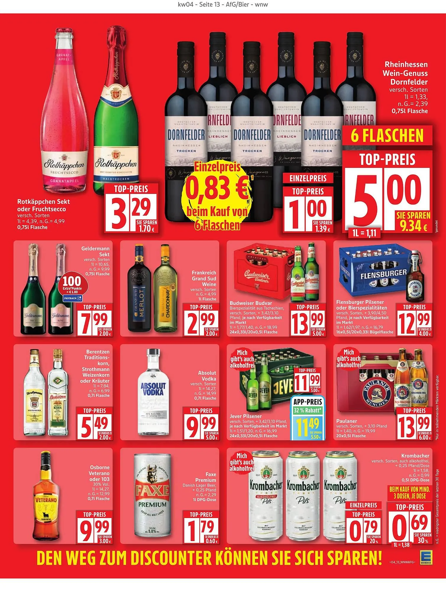 Edeka Prospekt von 19. Januar bis 24. Januar 2026 - Prospekt seite 13