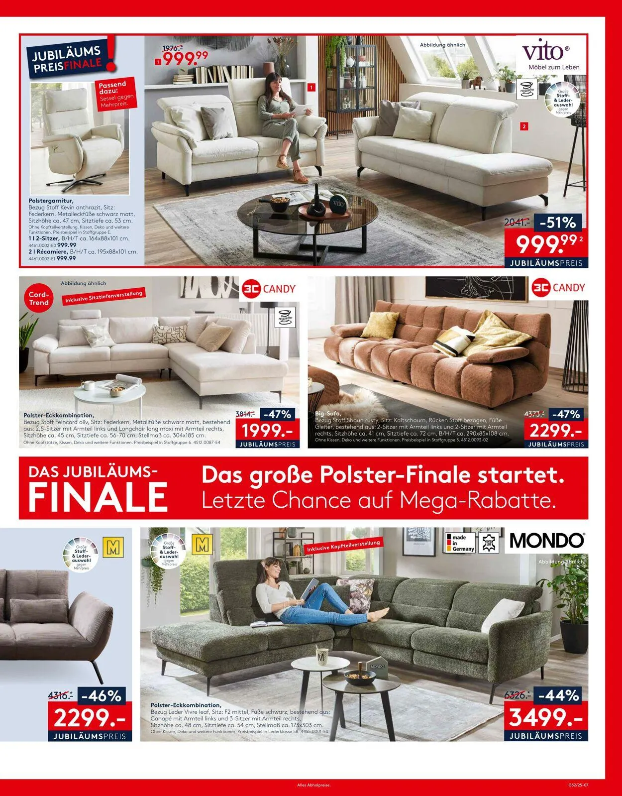 Möbel Rieger von 23. Dezember bis 23. Januar 2026 - Prospekt seite 7