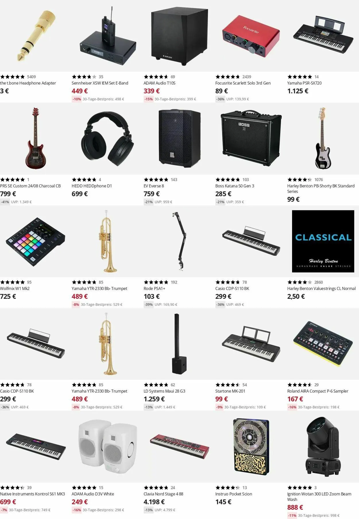 Thomann Aktueller Prospekt von 8. Dezember bis 17. Dezember 2025 - Prospekt seite 5