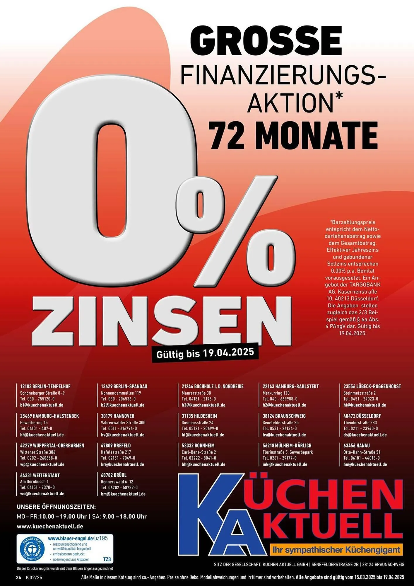 Küchen Aktuell Prospekt von 15. April bis 21. April 2025 - Prospekt seite 24