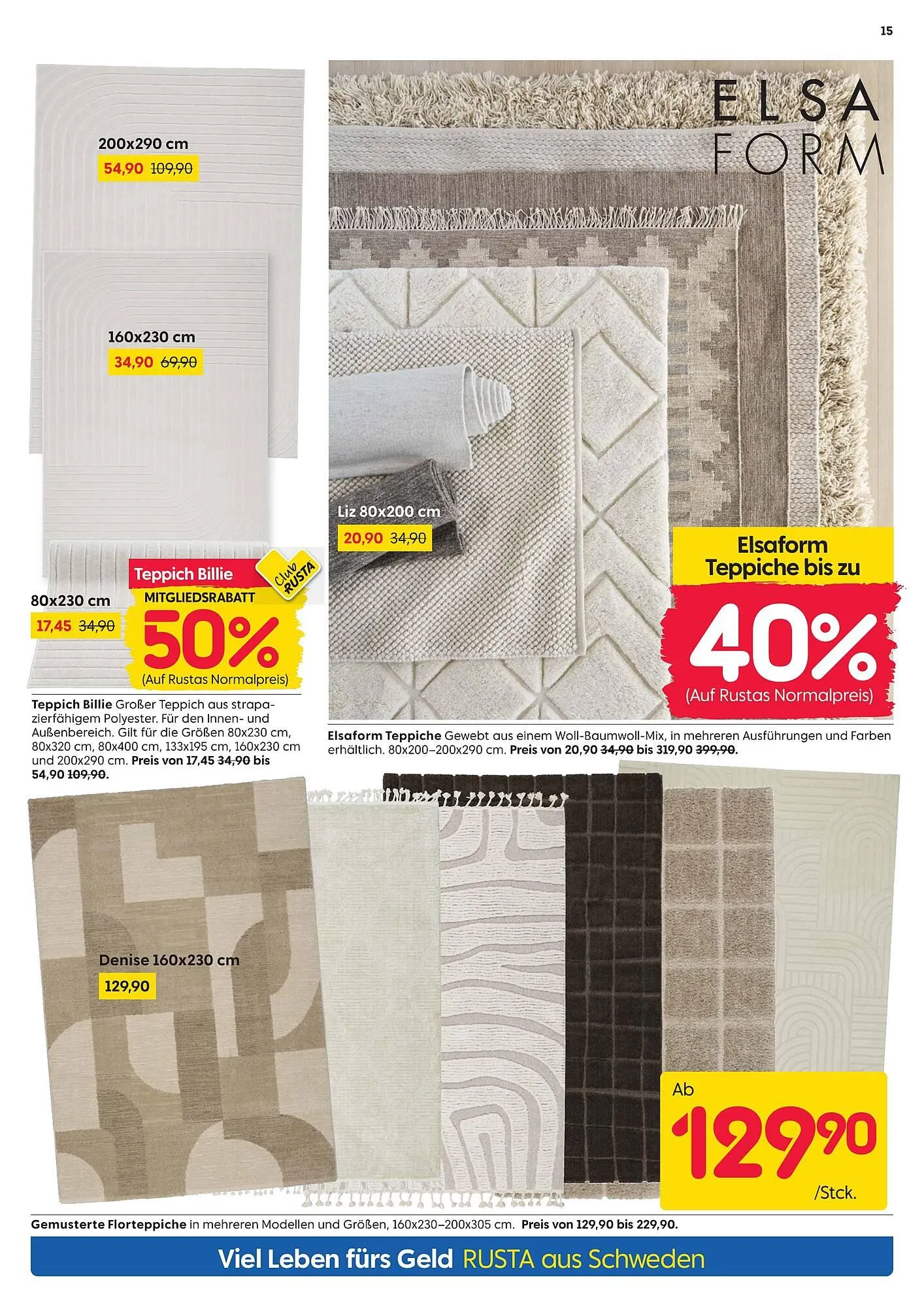 Rusta Prospekt von 30. August bis 6. September 2025 - Prospekt seite 15