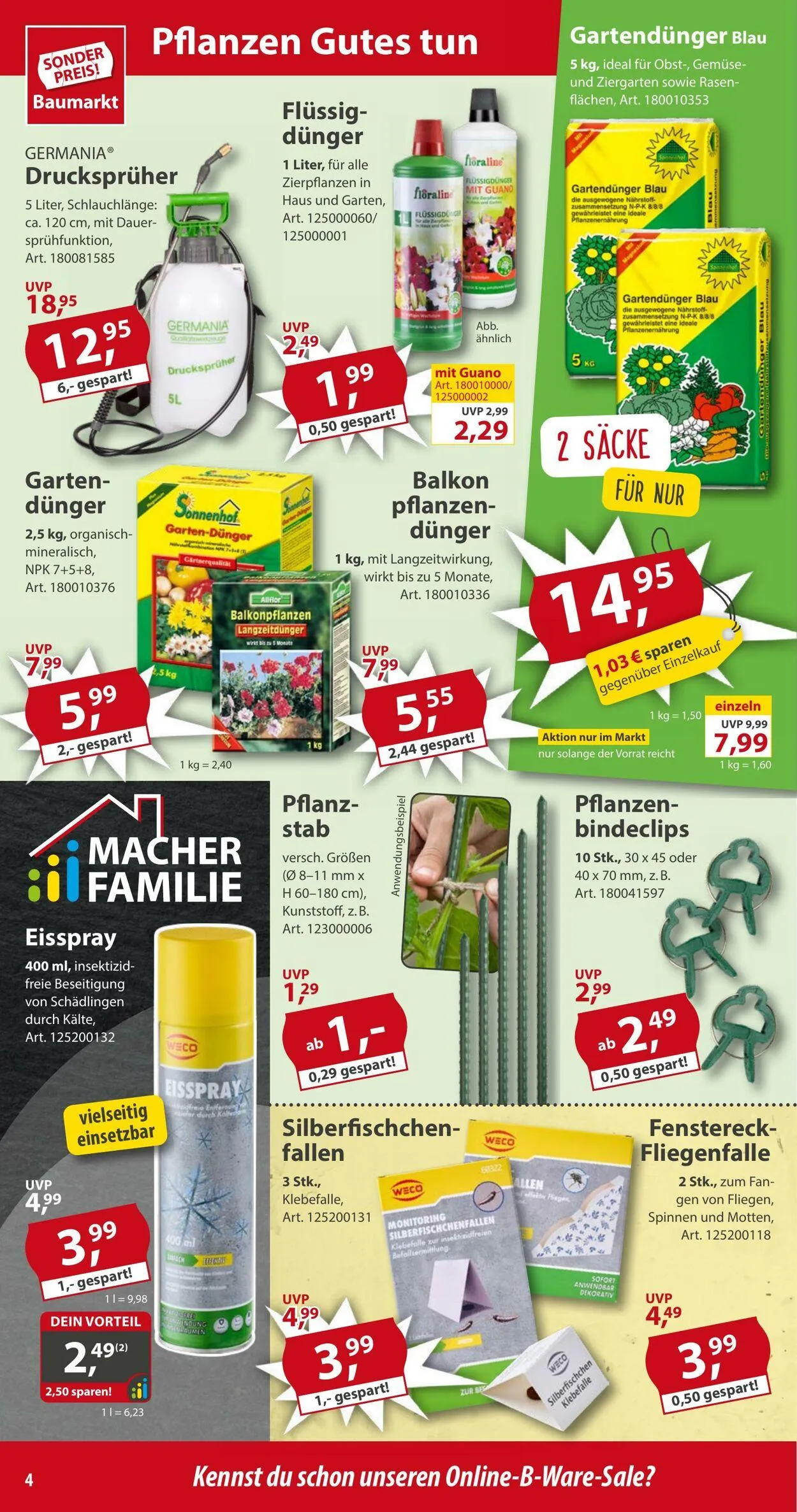 Sonderpreis Baumarkt Aktueller Prospekt von 19. Juli bis 2. August 2025 - Prospekt seite 4