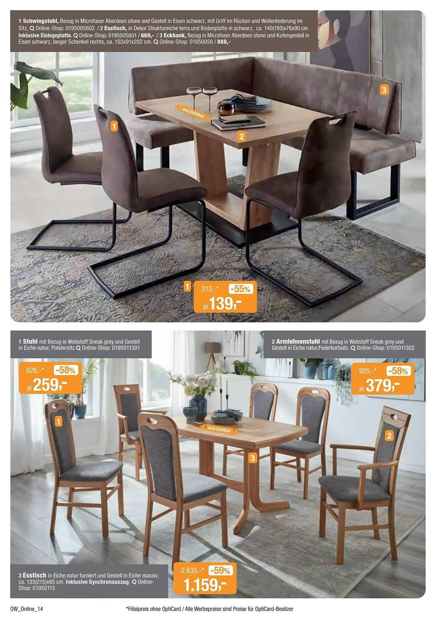 Opti Wohnwelt Prospekt von 9. Dezember bis 19. Dezember 2026 - Prospekt seite 14