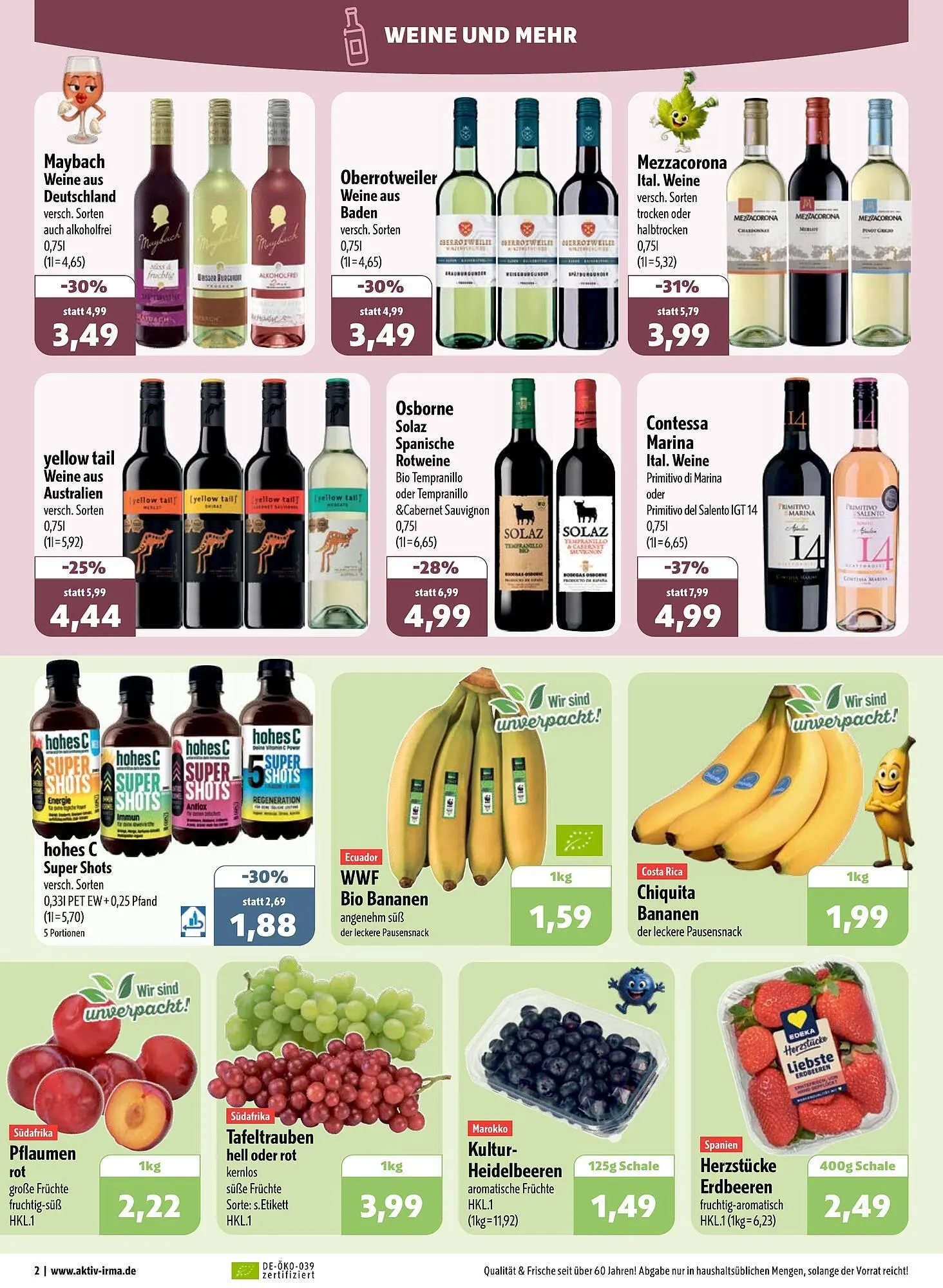 Aktiv Irma Prospekt von 23. März bis 28. März 2026 - Prospekt seite 2