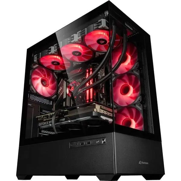 Custom PC Series • Red Thunder Elements Gaming-PC