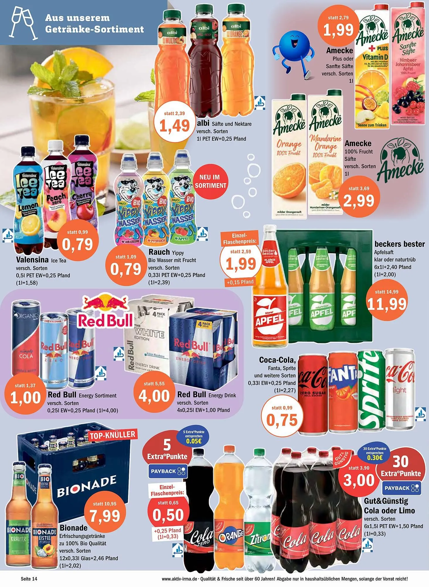 Aktiv Irma Prospekt von 10. März bis 15. März 2025 - Prospekt seite 14