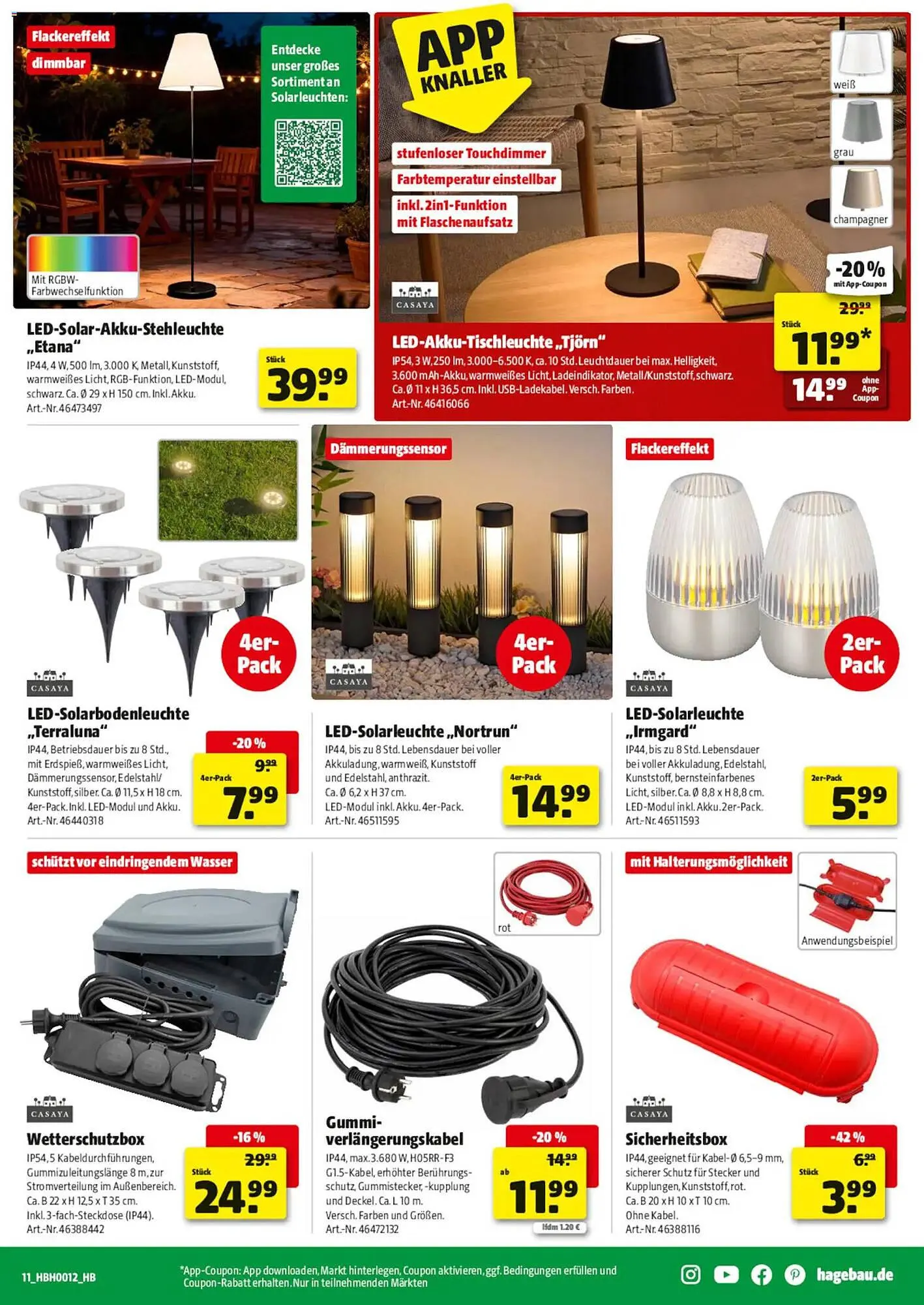 Hagebau Prospekt von 14. März bis 21. März 2026 - Prospekt seite 15