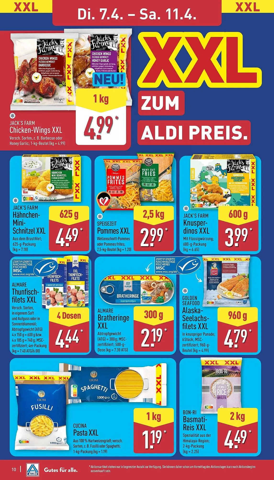 Aldi Nord Prospekt von 7. April bis 11. April 2026 - Prospekt seite 10