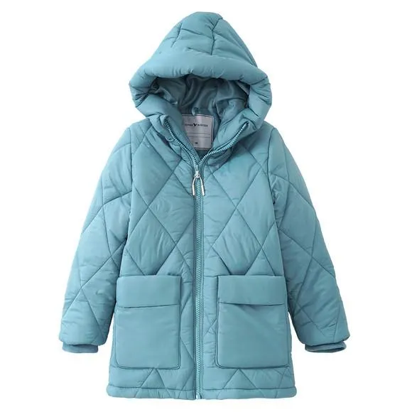 Mädchen Steppjacke mit Kapuze