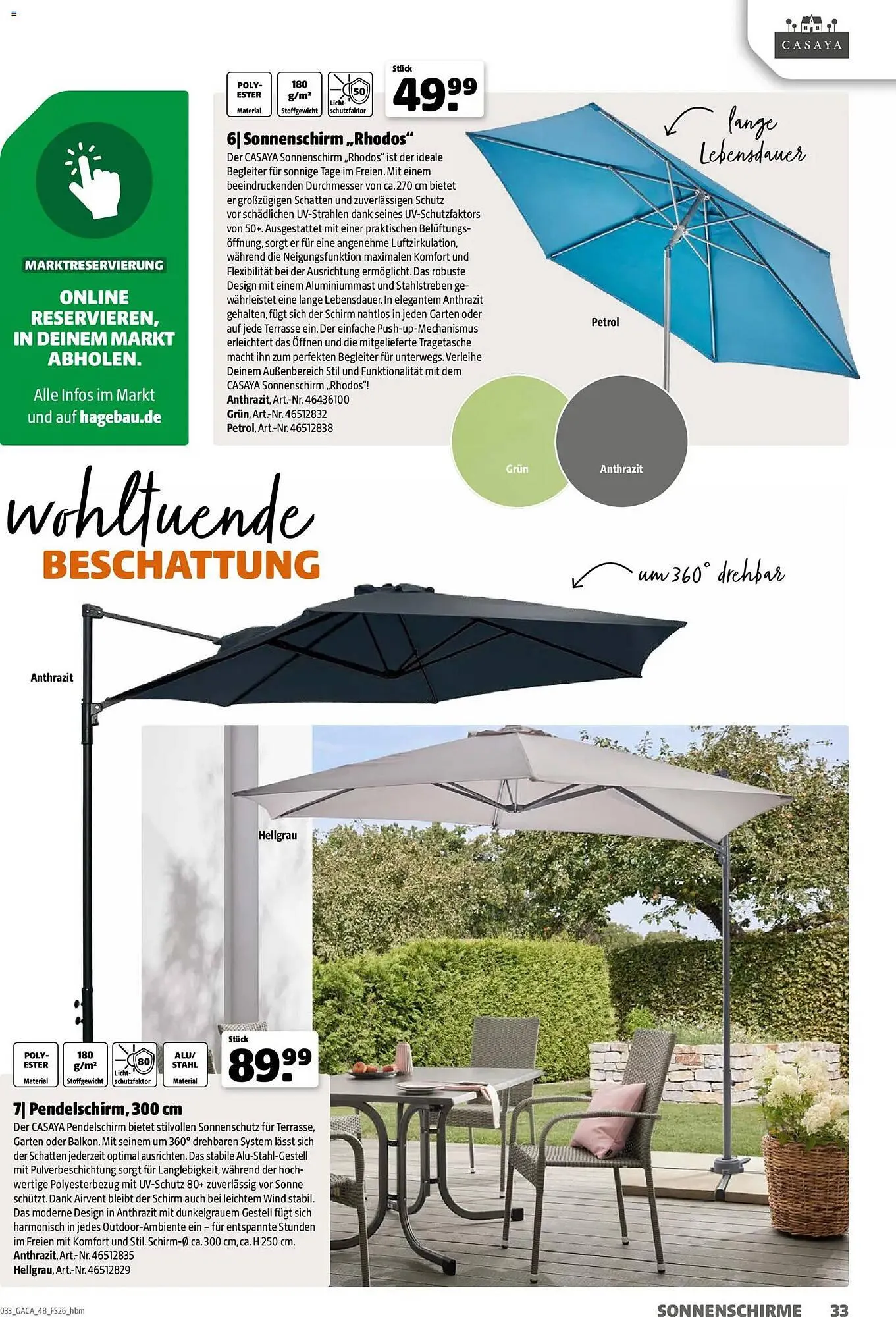 Hagebau Prospekt von 2. März bis 31. Dezember 2026 - Prospekt seite 33