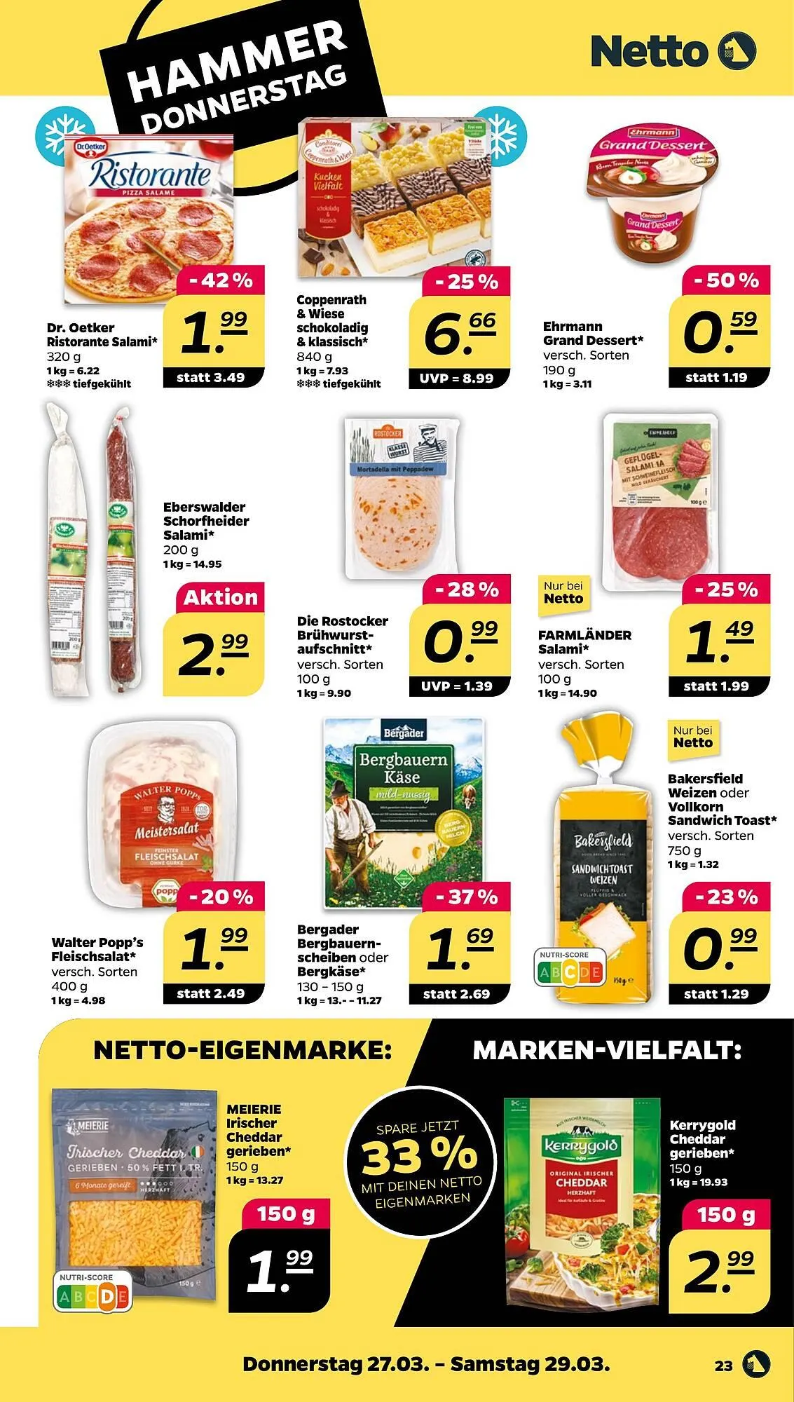 NETTO Prospekt von 24. März bis 29. März 2025 - Prospekt seite 23